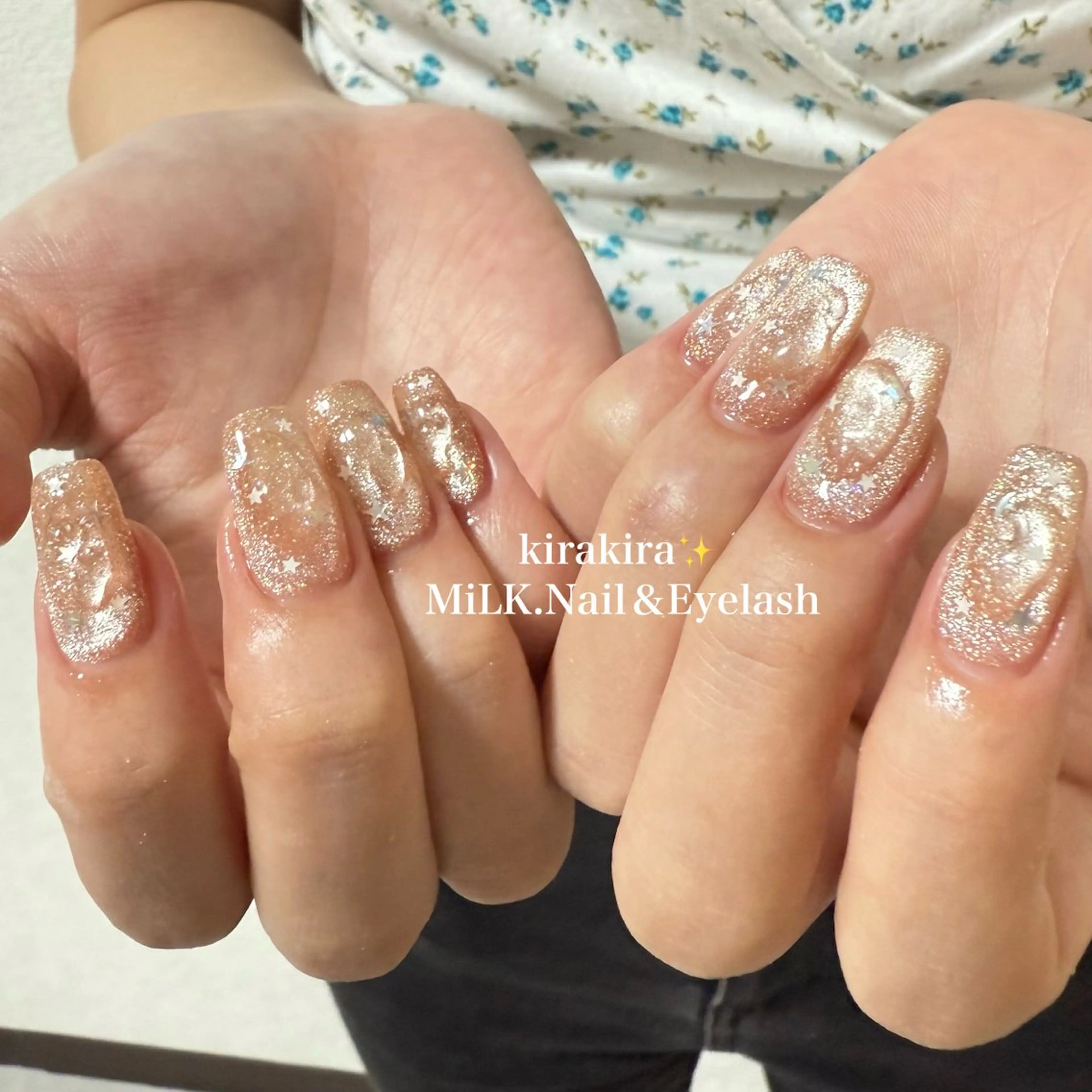ネイル ハンドネイル MiLK.   Nail&Eyelash所属・MiLK. wakaのマツエク・マツパデザイン