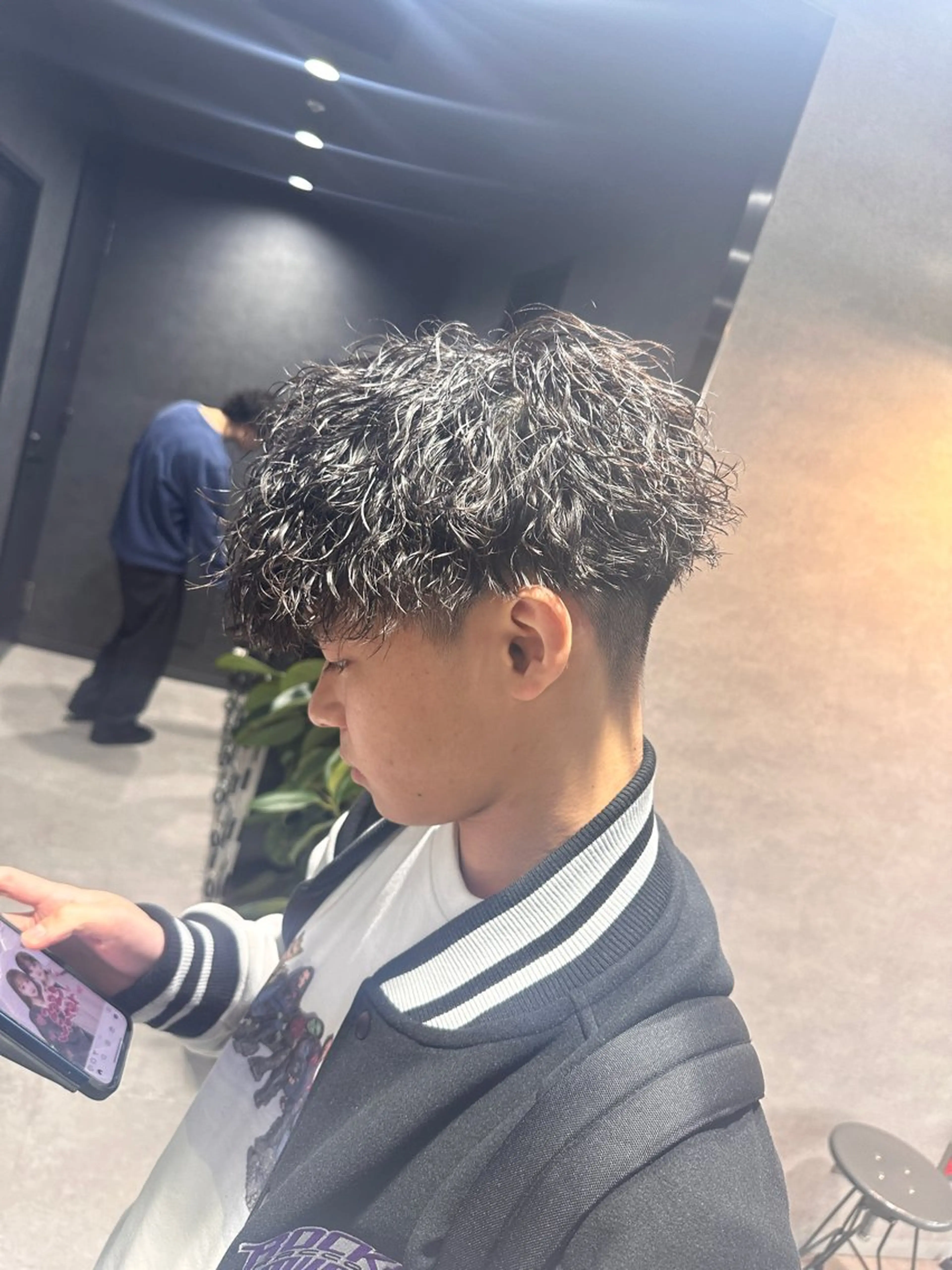 ショート パーマ メンズ 【メンズサロン】 BLUCK 横浜のヘアスタイル