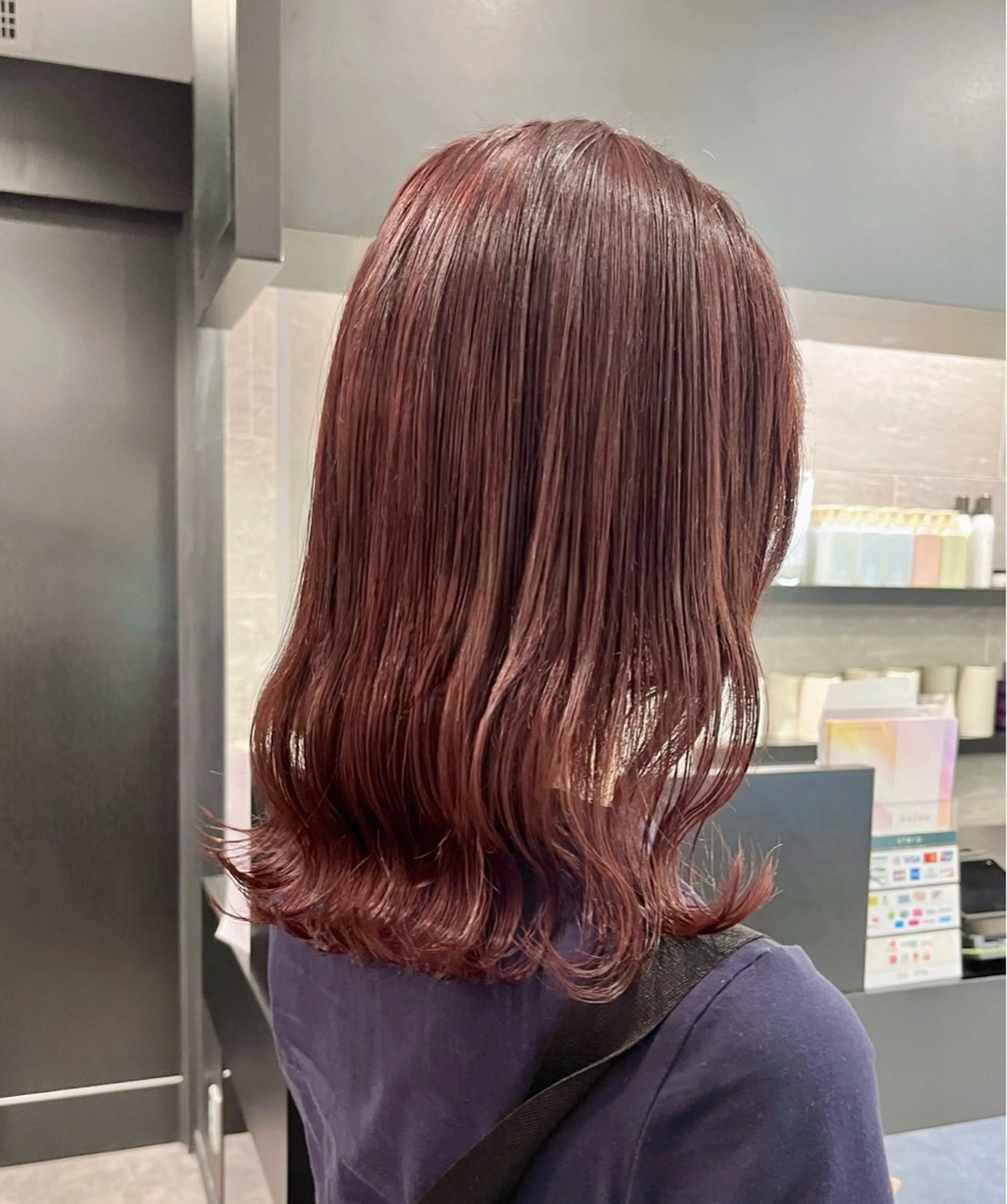 【高発色✨艶感🥀】ブリーチなしダブルカラー🧶+高保湿トリートメント+スタイリング🎀の写真