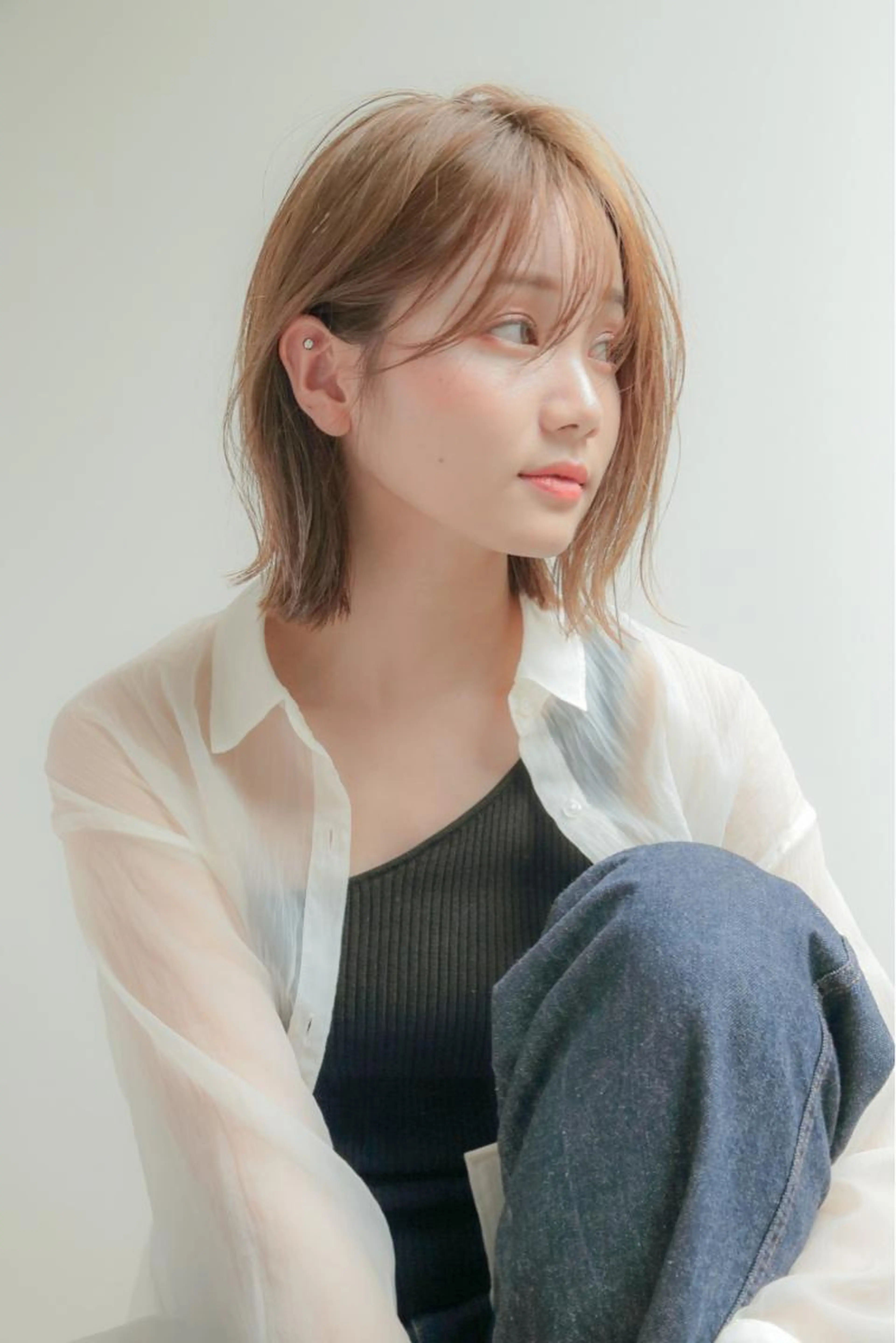 🤍【平日限定学割U24】カット+カラー+トリートメント7480円🤭💕の写真