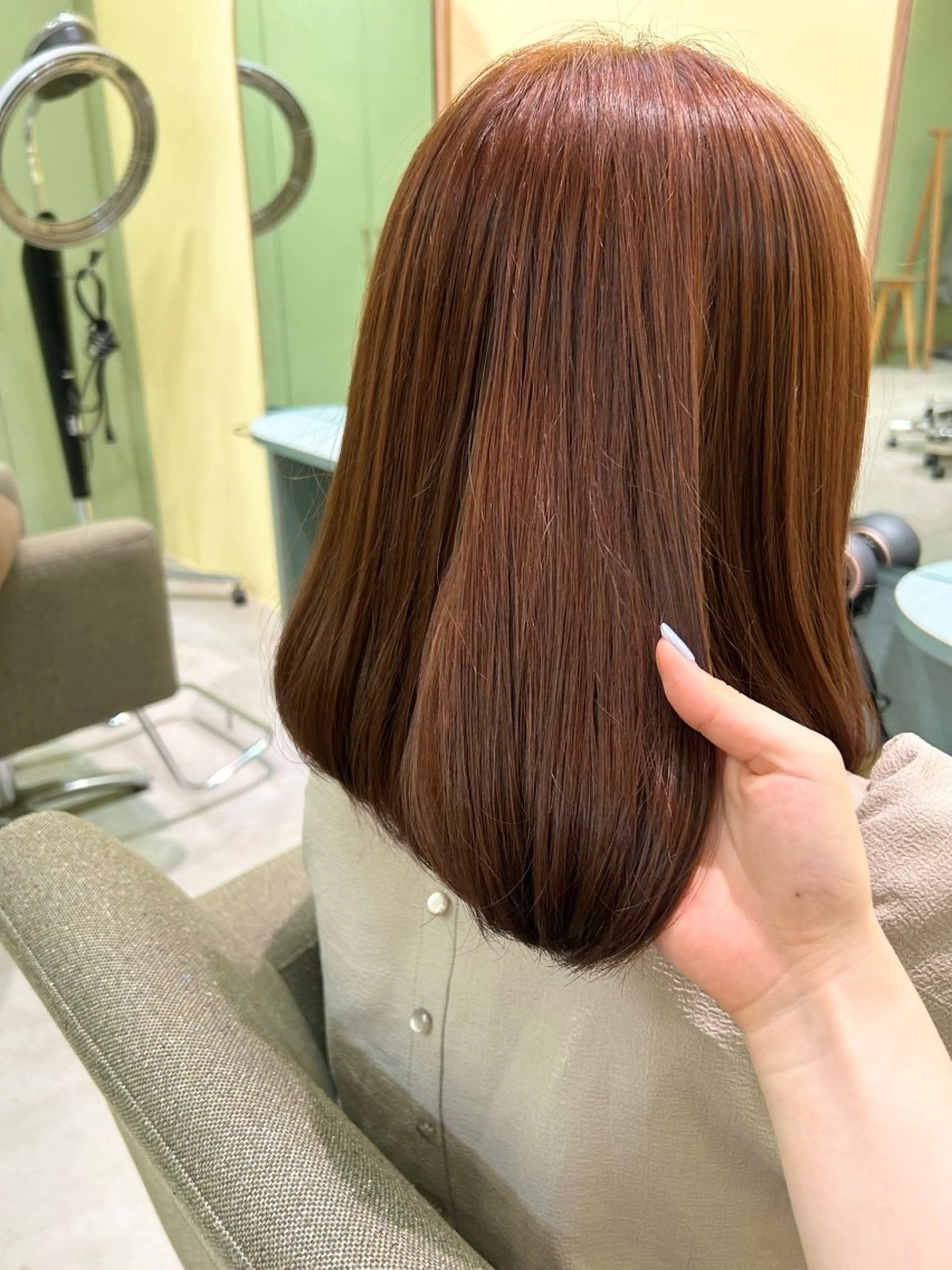 カラー 一條 乃亜のヘアスタイル