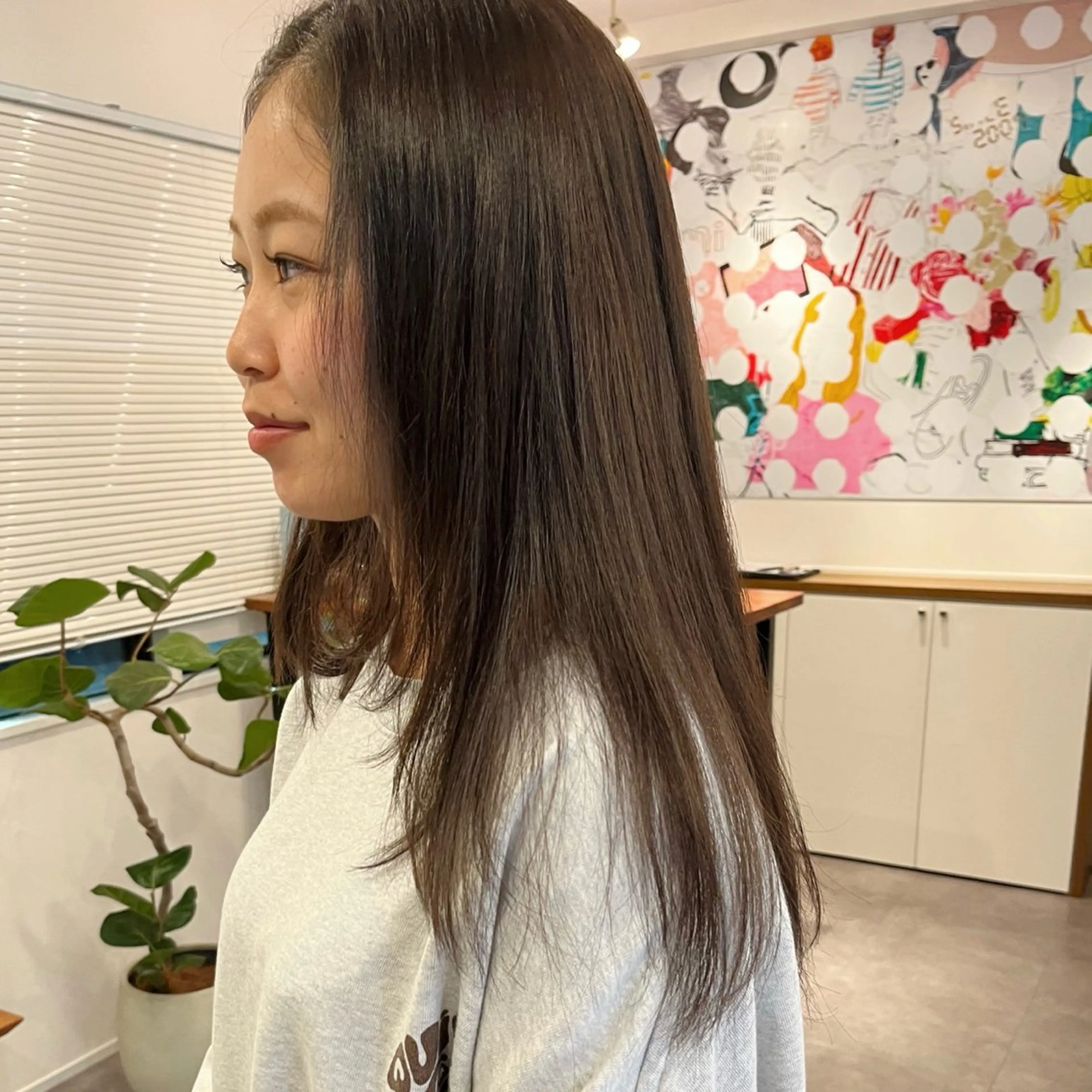 カラー ヘアカラー bon ami所属・むかいやま なおのヘアスタイル