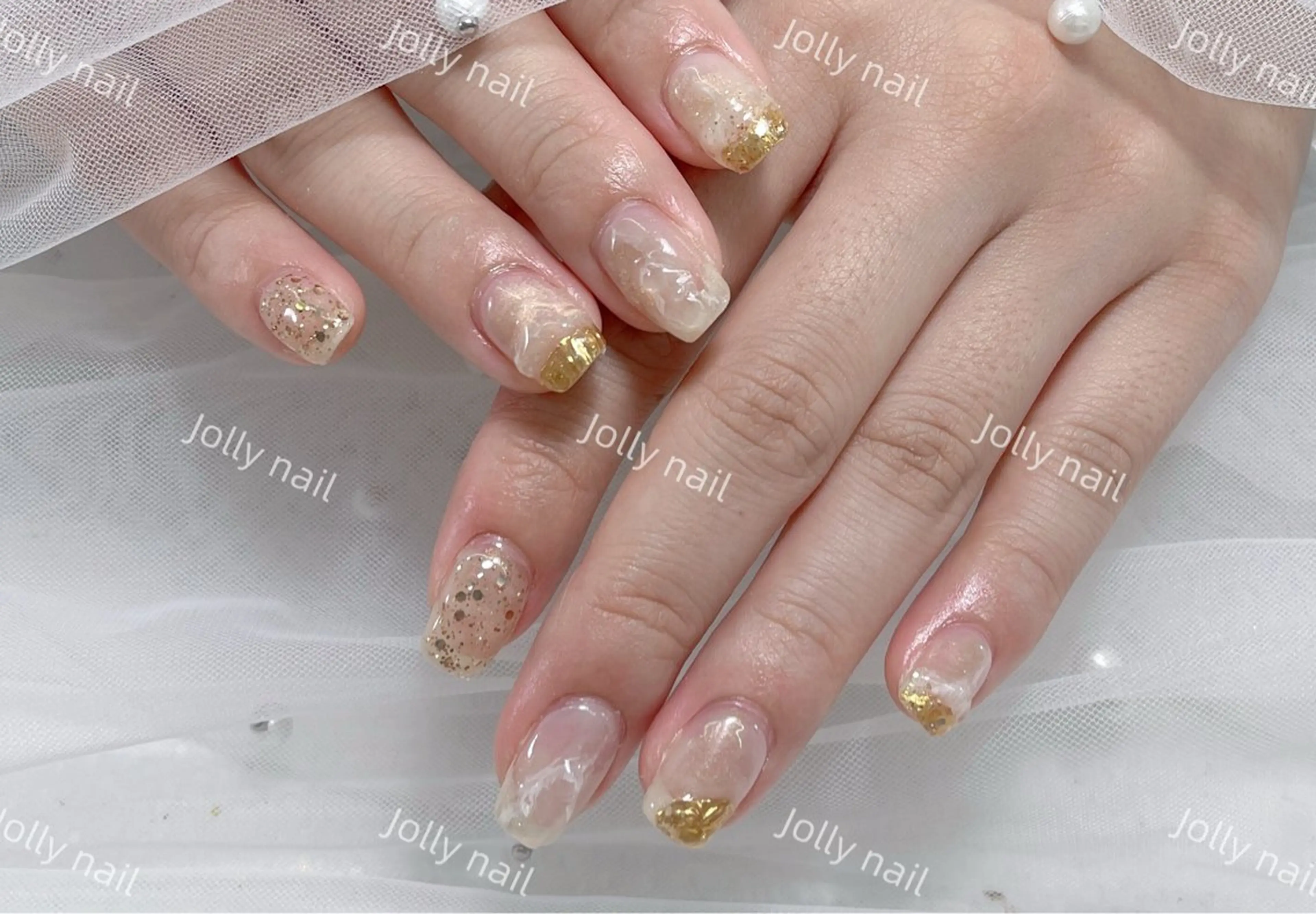 ネイル Jolly Nail Salon ジェル＆長さ出し専門所属・ア ヤのネイルデザイン