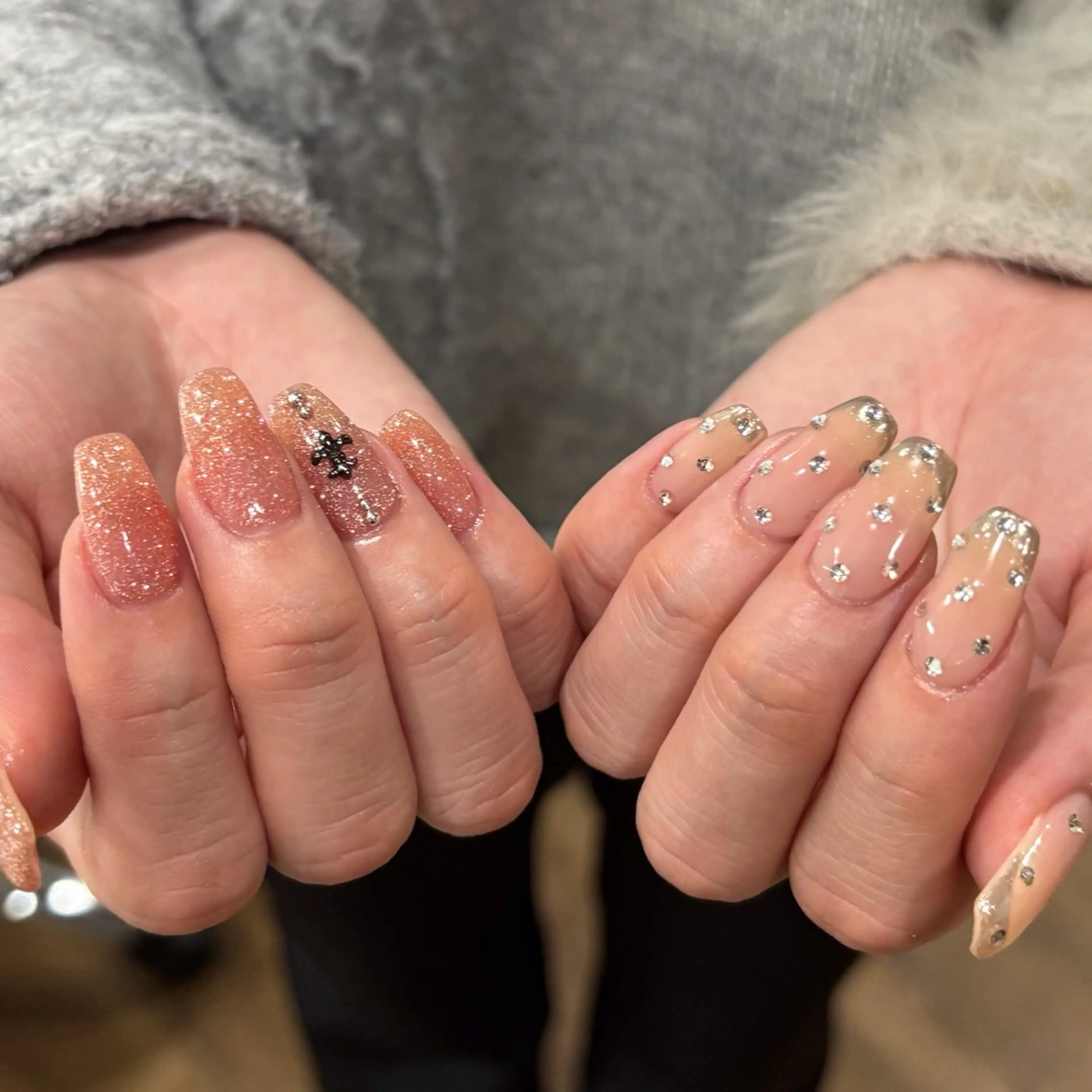 ネイル フラッシュネイル フレンチネイル ジェルネイル ミラーネイル パラジェル HOHOKO NAIL所属・H HOHOKOのネイルデザイン