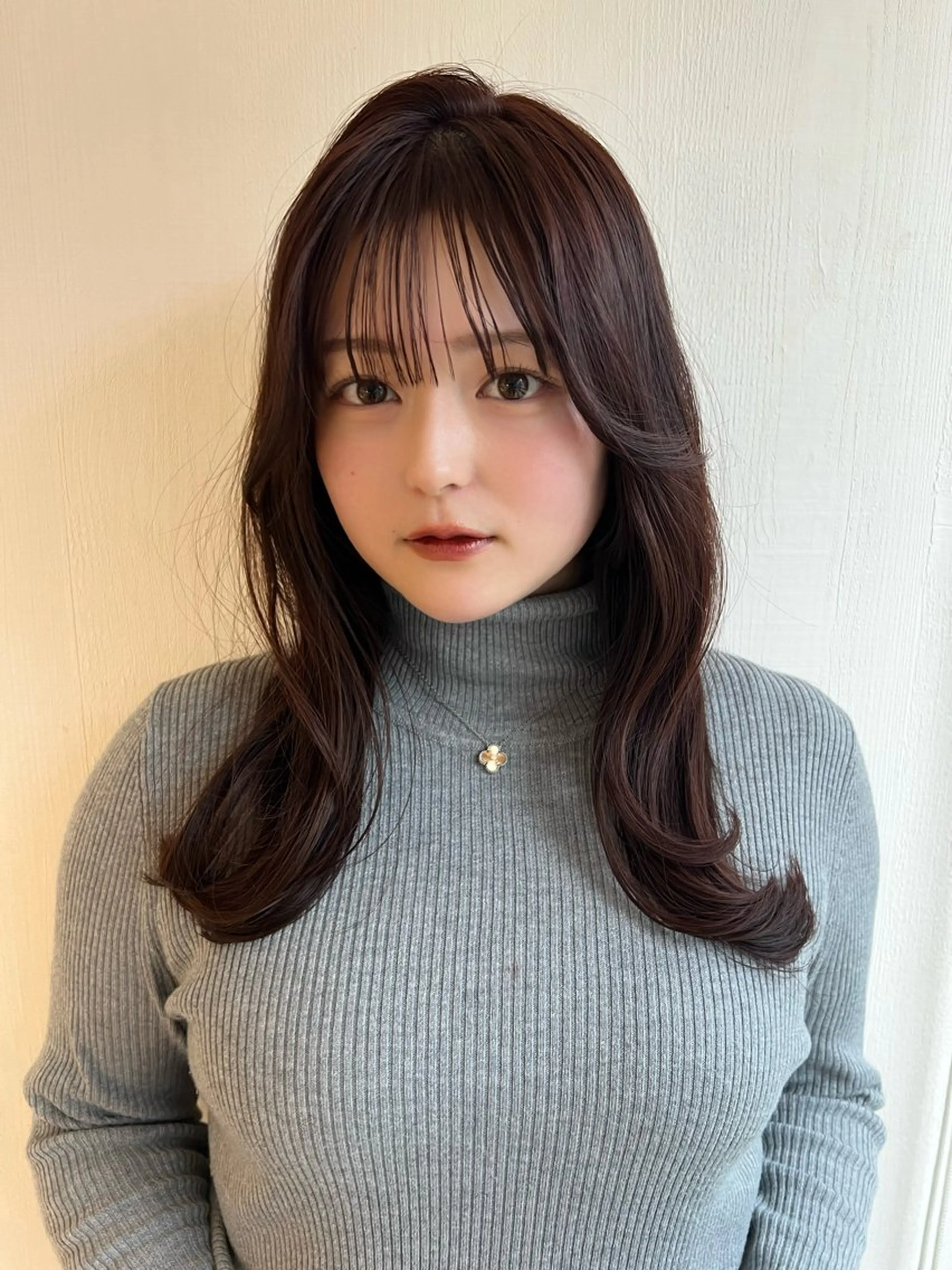 ロング カラー LucksiMie 銀座店所属・【韓国　レイヤー 髪質改善✨】かずのヘアスタイル