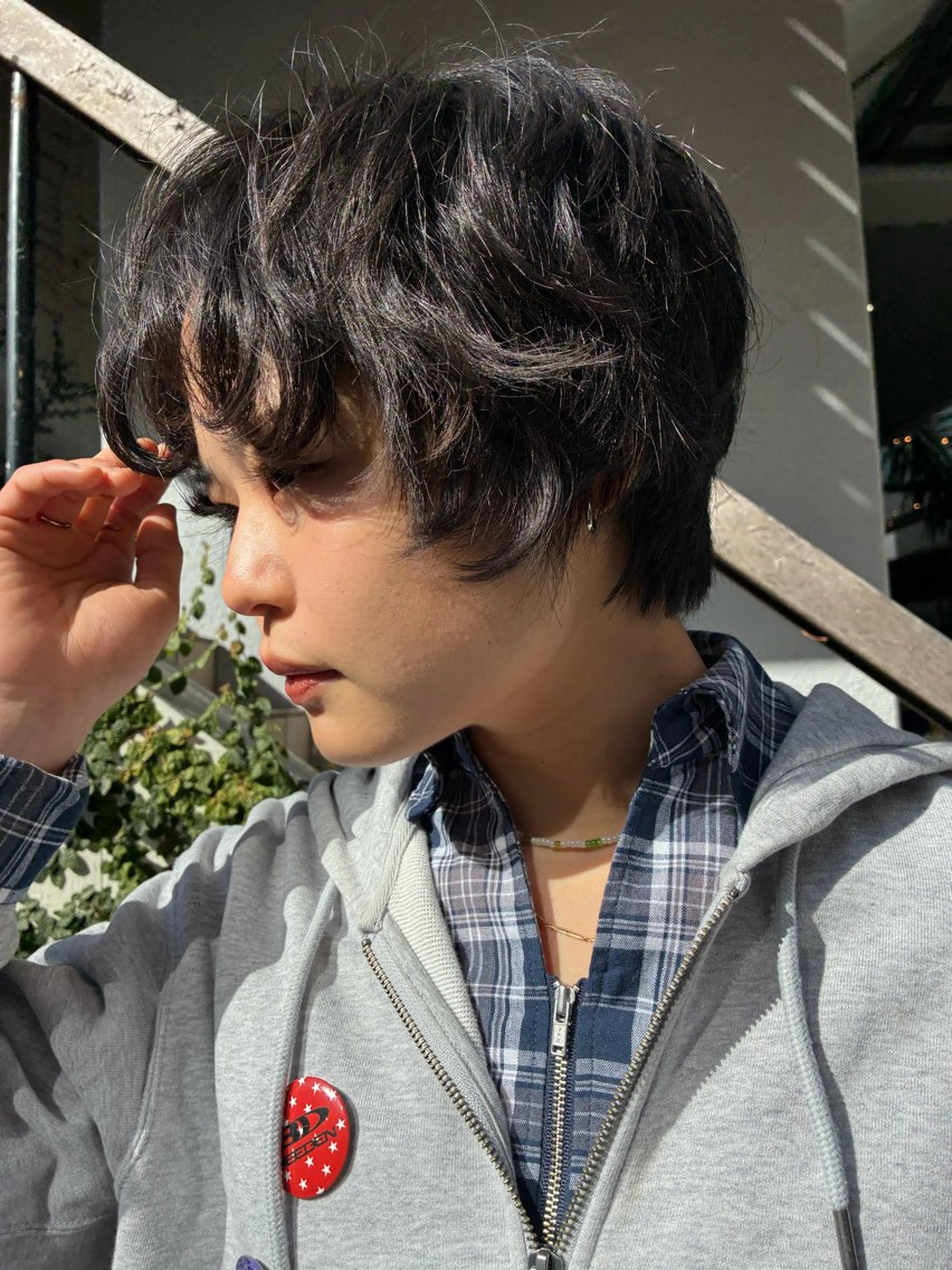 くせ毛風パーマ+カット+トリートメントの写真