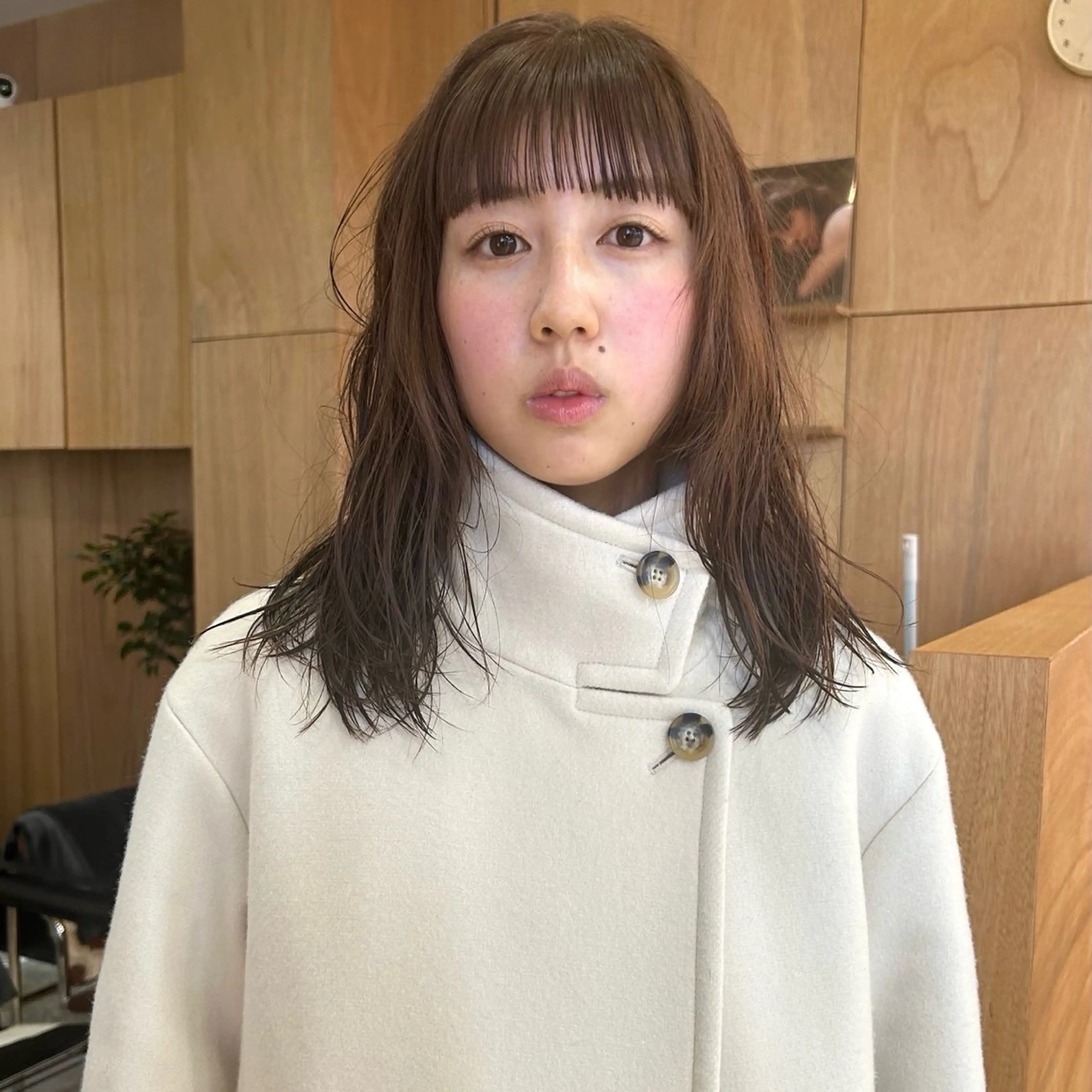 ミディアム パーマ カット パーマ トリートメント hina/パーマ /ニュアンスパーマのヘアスタイル