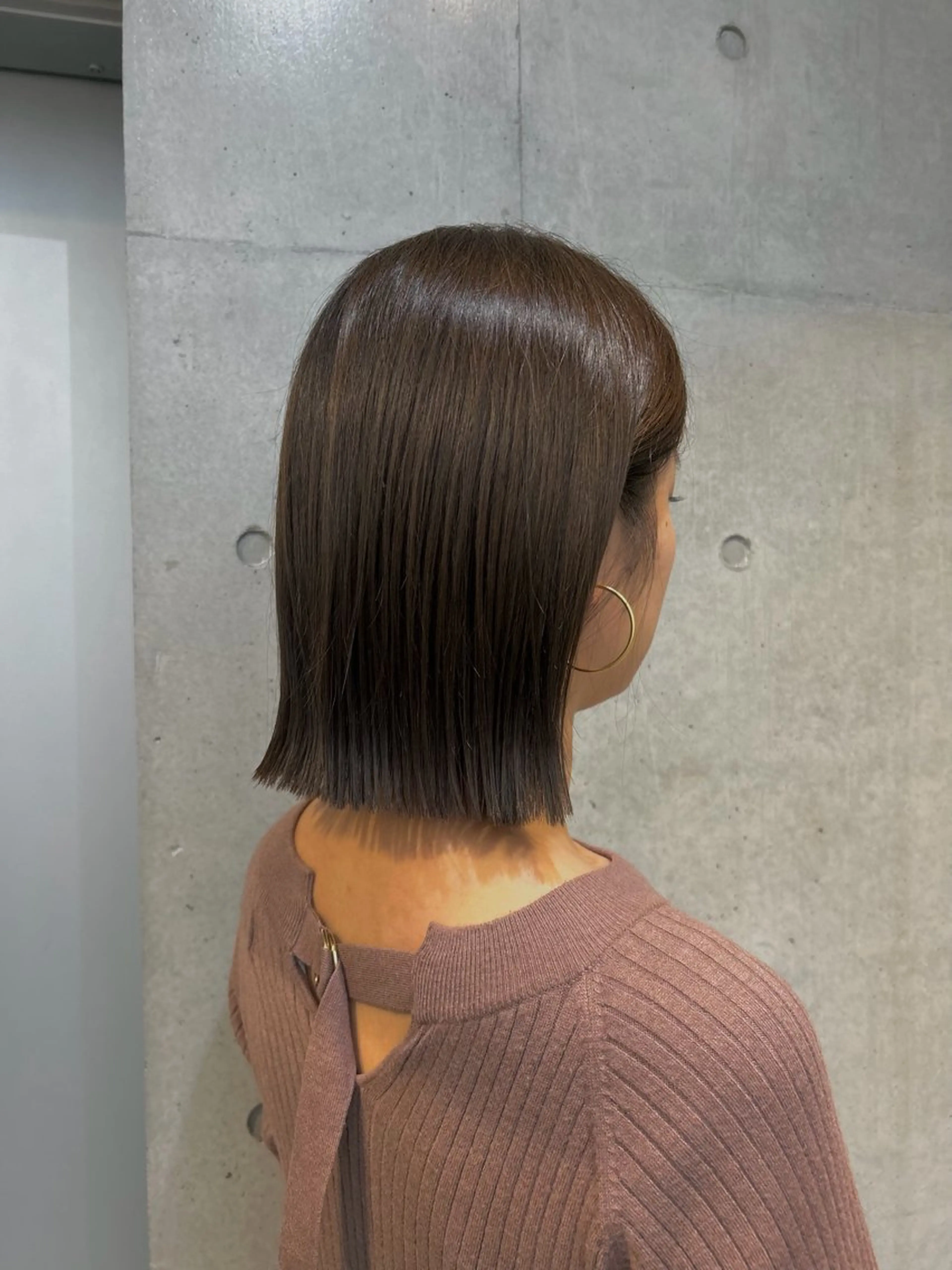 ショート カラー ヘアアレンジ ヘアカラー トリートメント ボブ艶モテカラー🫧 カリンのヘアスタイル