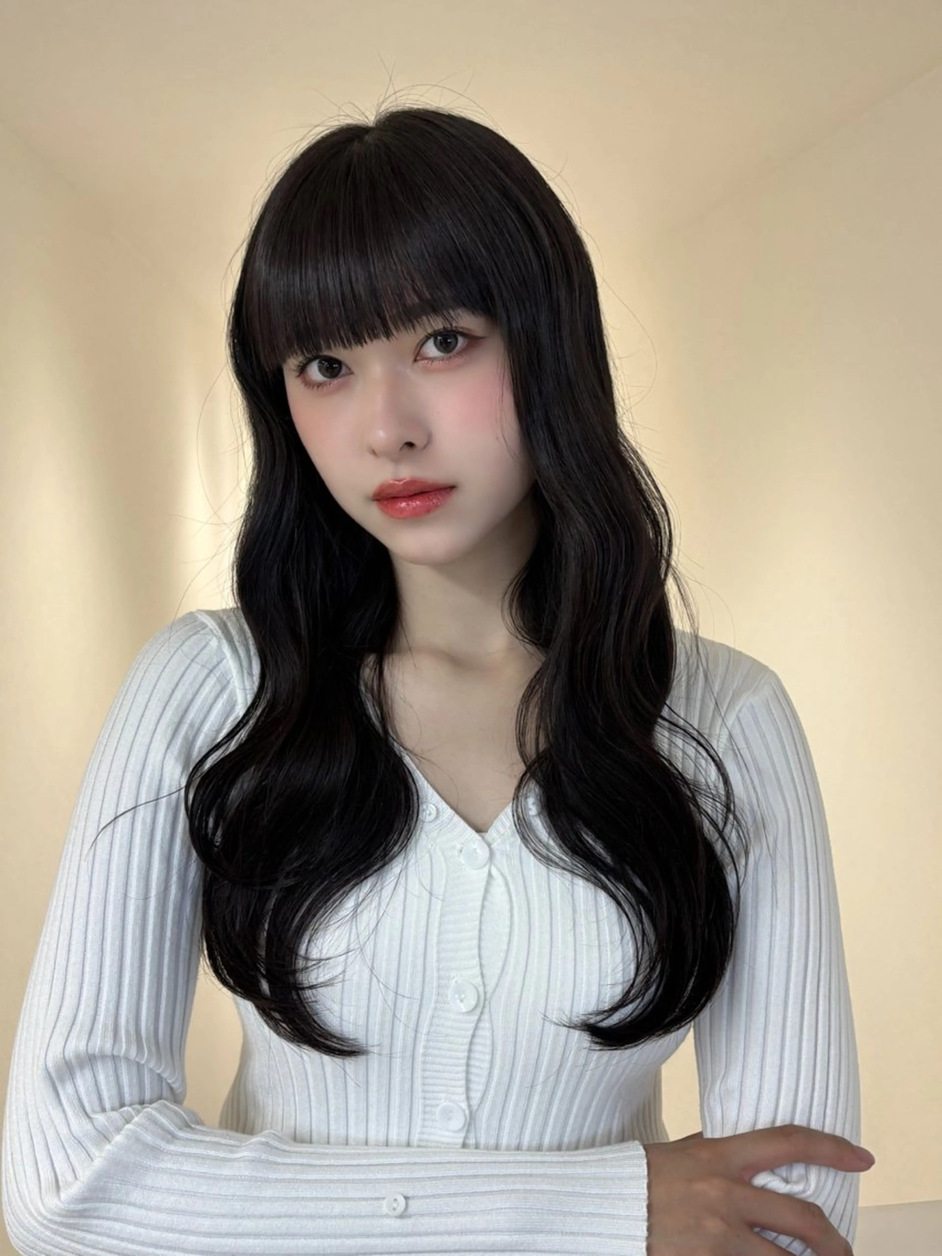 前髪縮毛矯正➕前髪カット✨️の写真