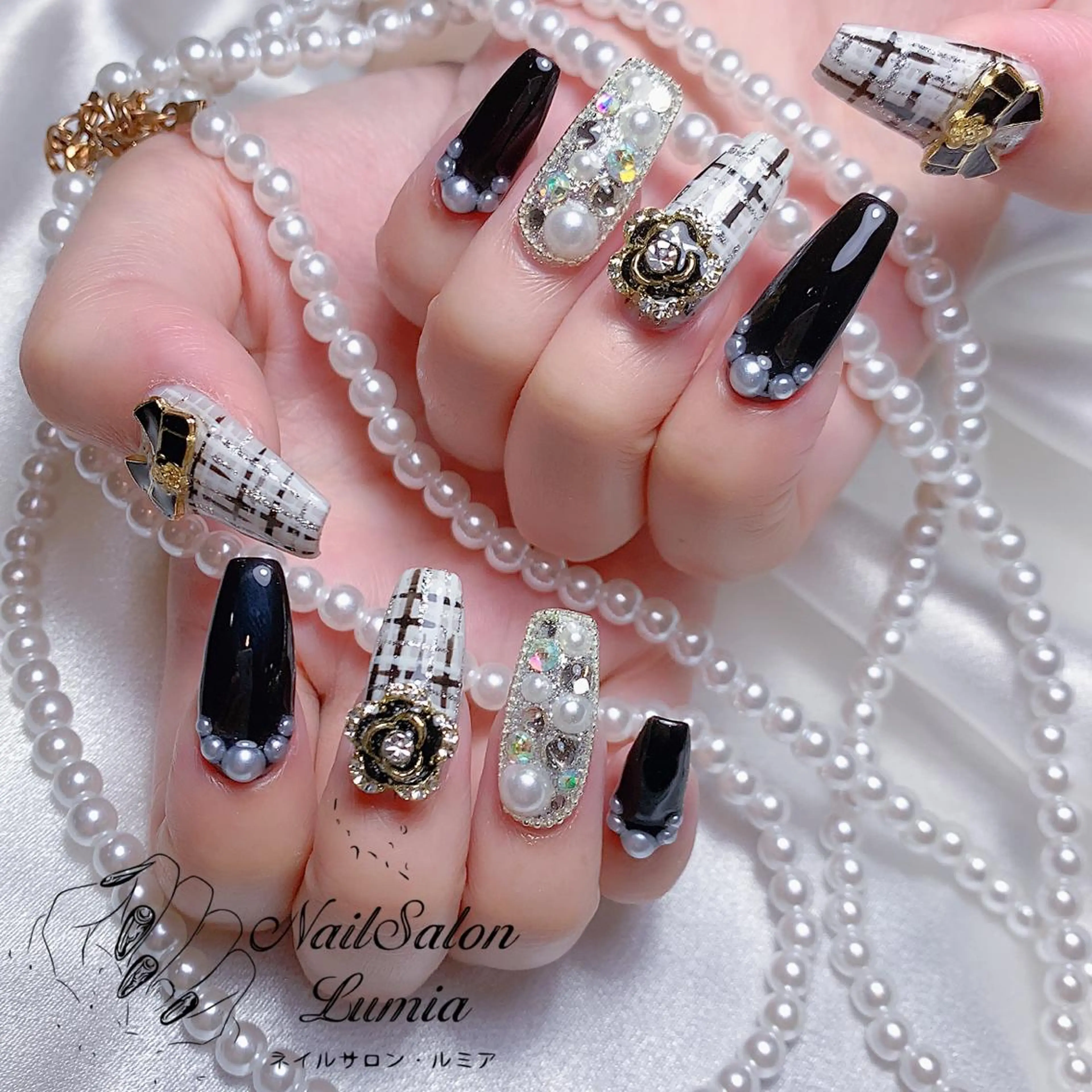 ネイル ハンドネイル ネイルサロン ルミア Lumia 店長のネイルデザイン