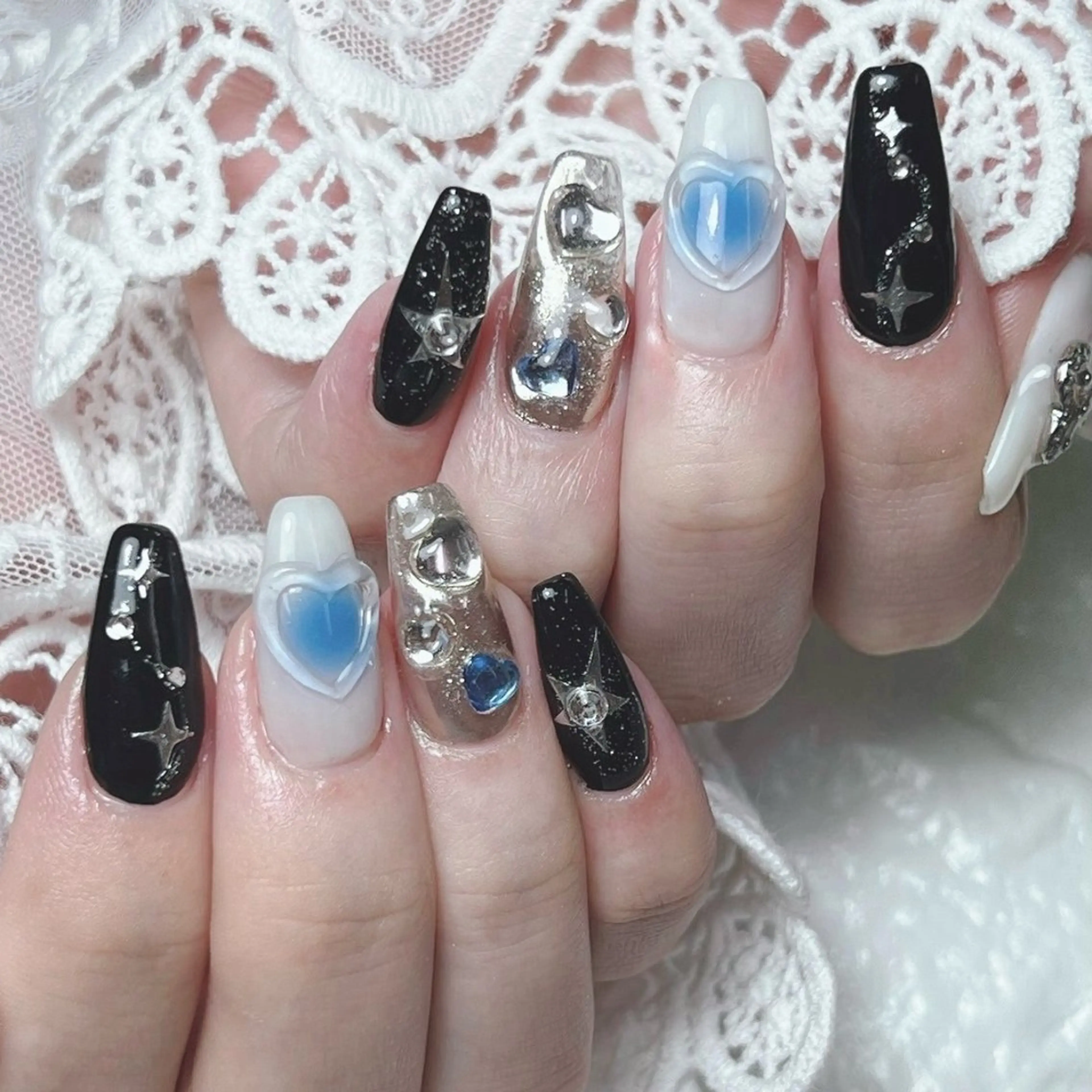 ネイル アートネイル ジェルネイル 韓国ネイル 持ち込み ワンホンネイル ハンドネイル Nail lieNのネイルデザイン