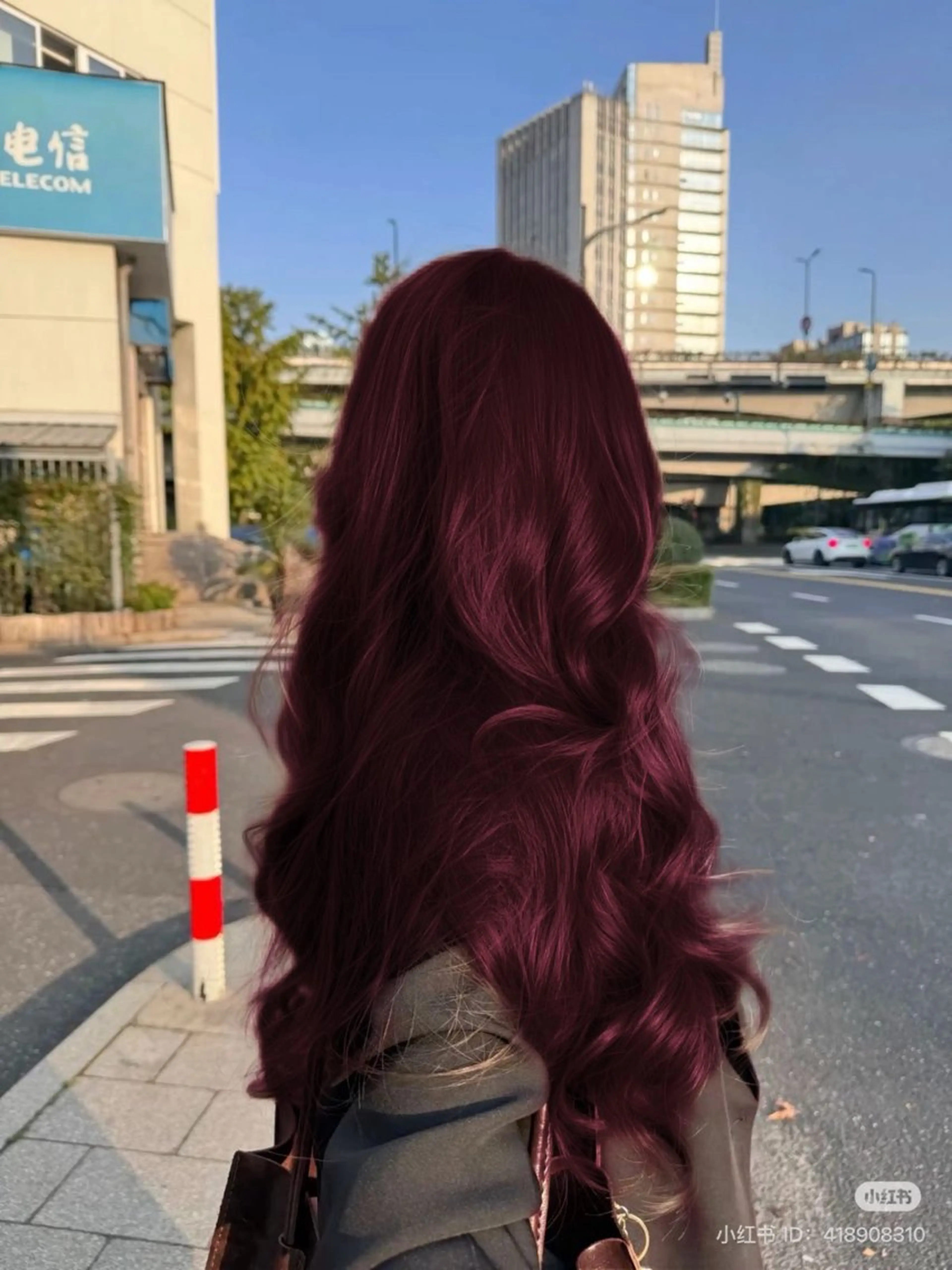ロング ヘアカラー お洒落暖色 🍒AOI🍒のヘアスタイル