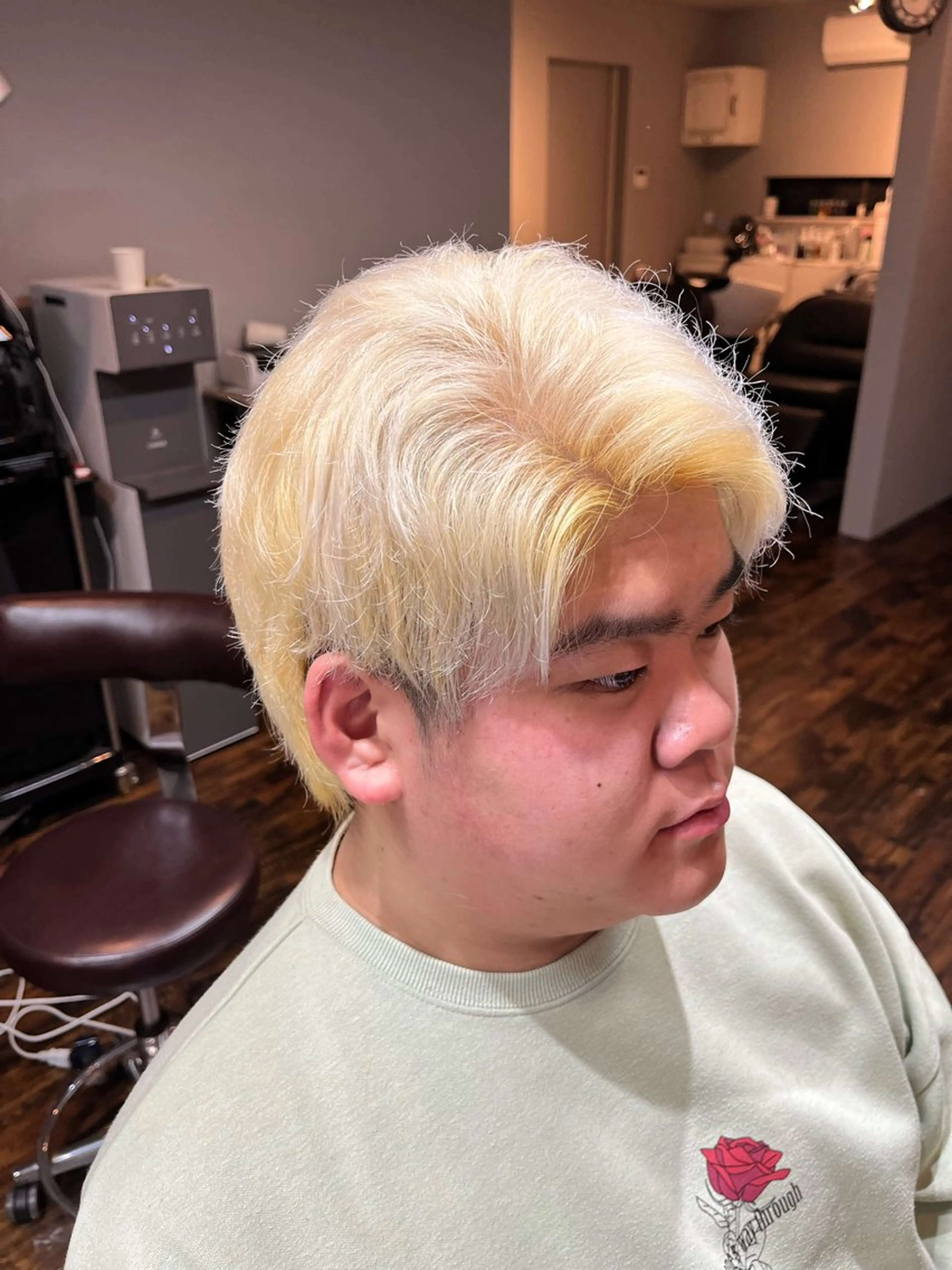 カラー メンズ ヘアカラー トリートメント SOZO Hair Make GINZA所属・👑艶髪/ブリーチ/ 縮毛矯正/パーマ👑のヘアスタイル