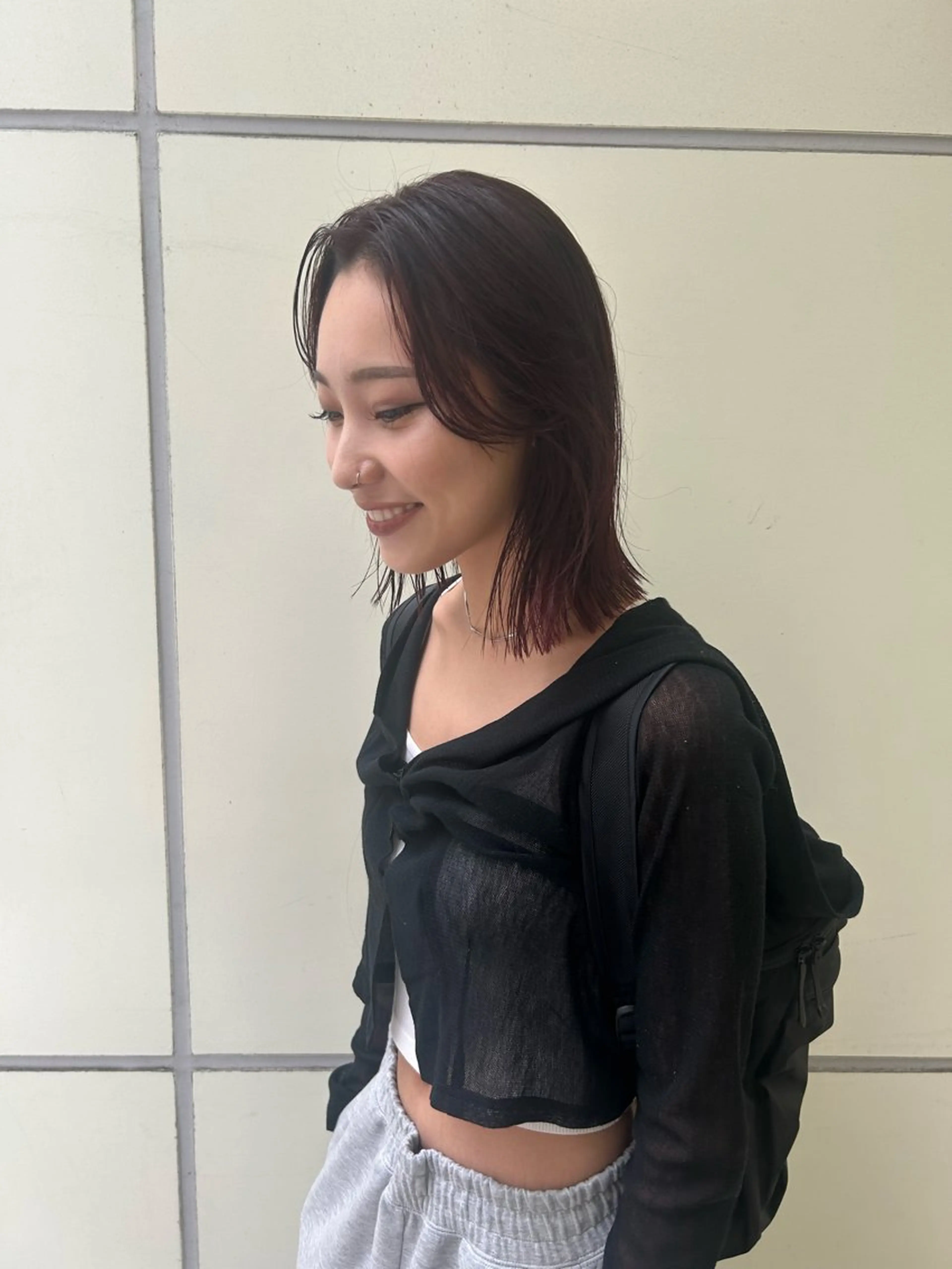 ショート カラー 名古屋栄/ブリーチ/ ボブ🧃木下桃嘉のヘアスタイル