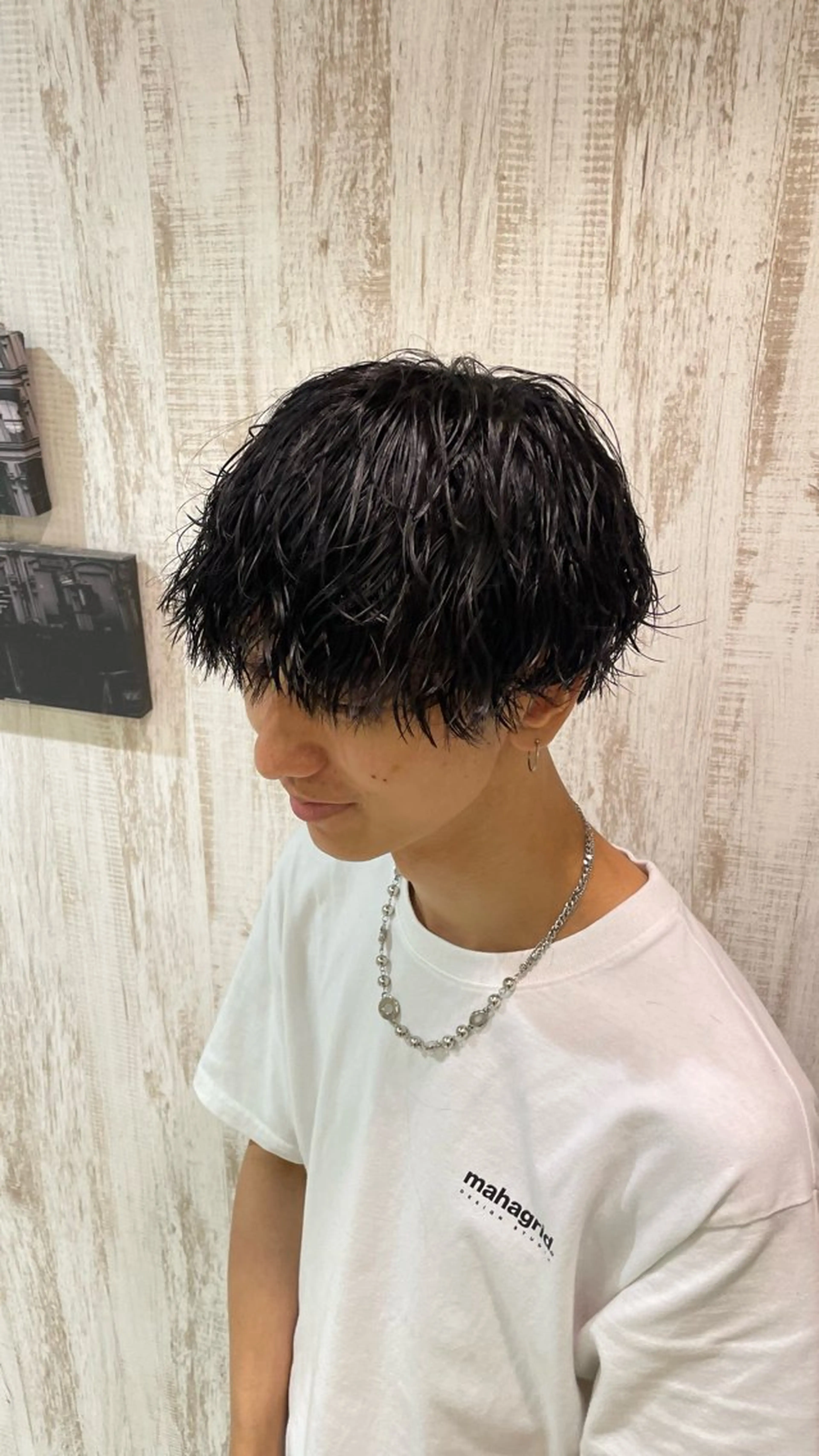 ショート 中島 稔/稲毛メンズパーマのヘアスタイル