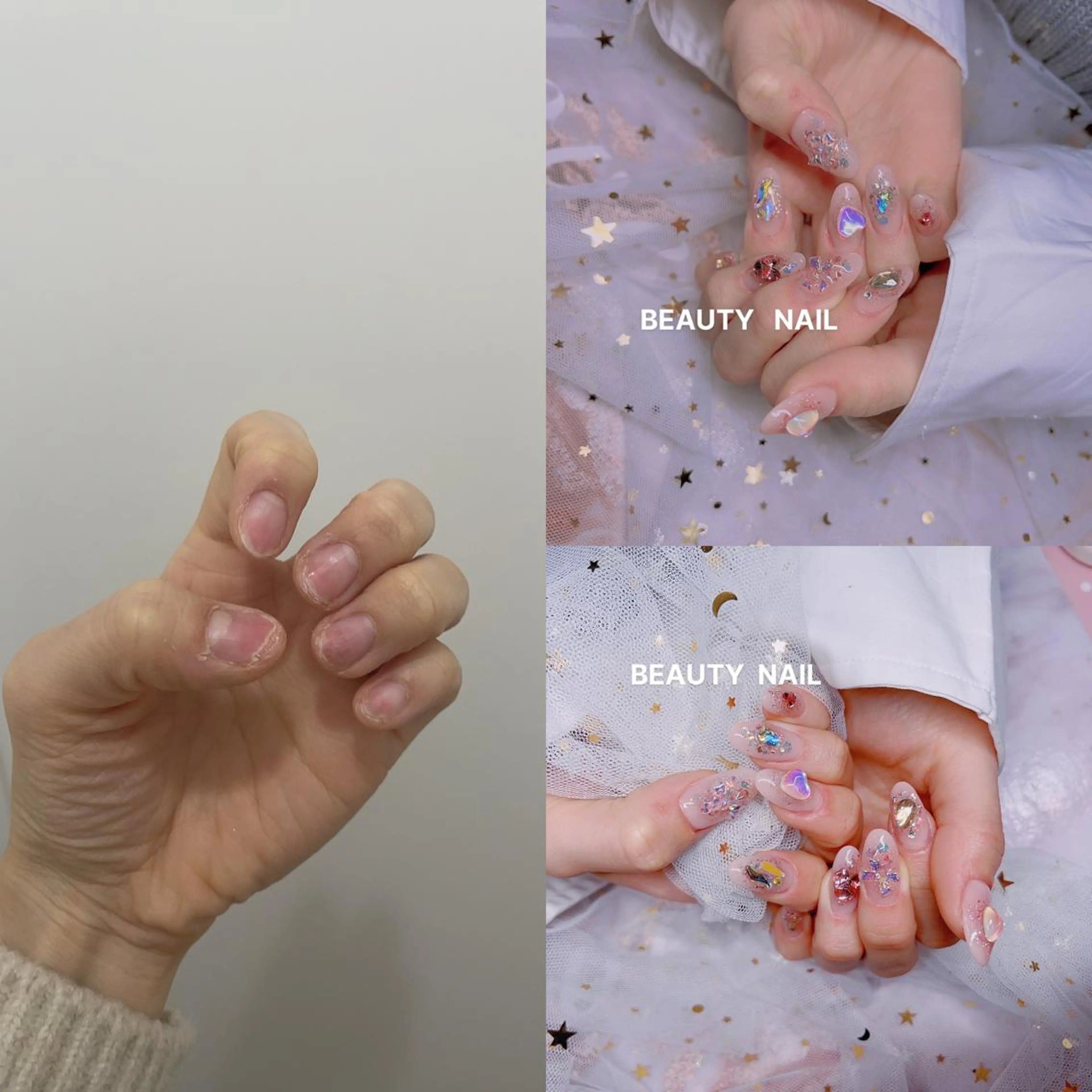 ネイル 長さ出し ジェルネイル Moonstone Salon所属・Moonstone Salonのネイルデザイン