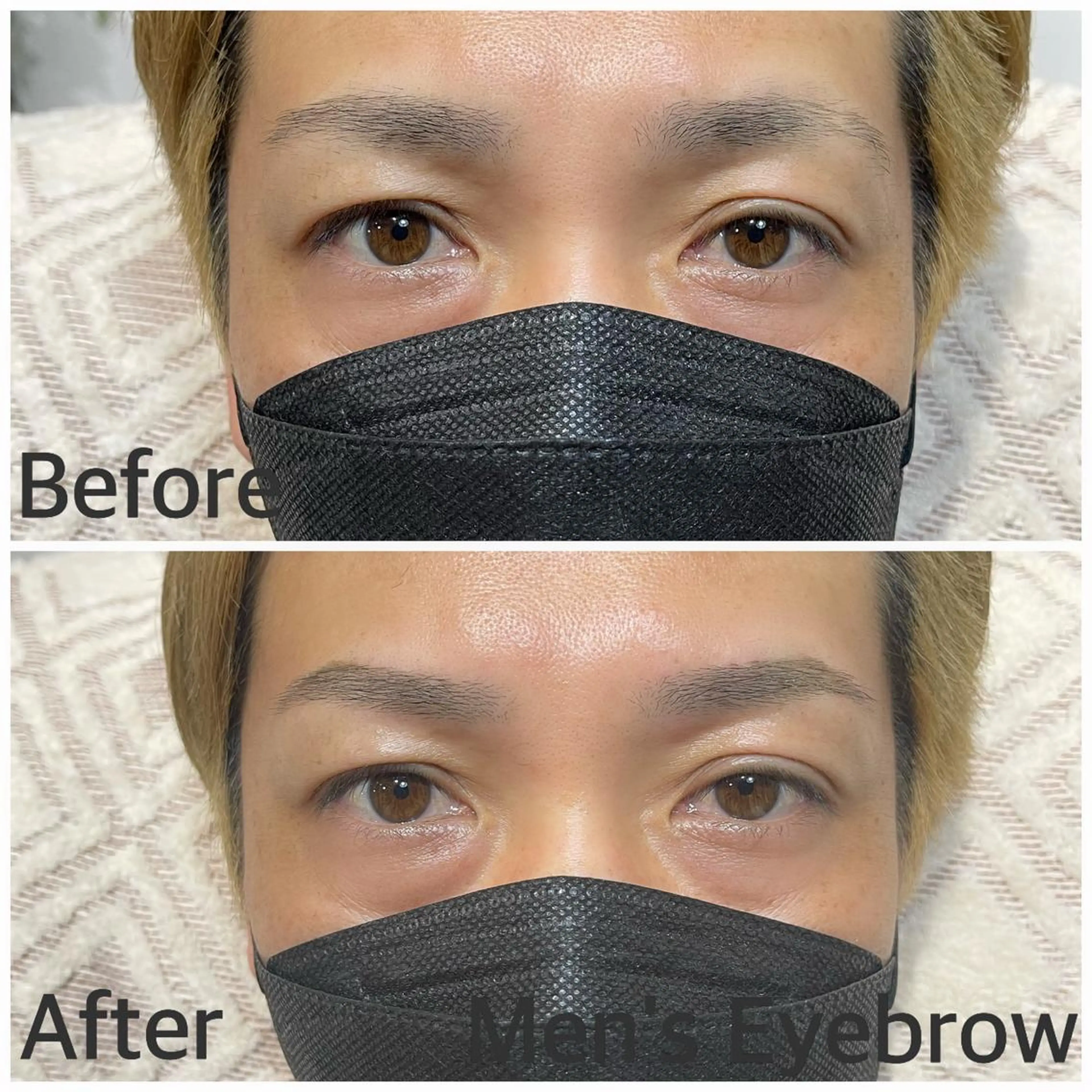 メンズ アイブロウ Iz所属・マスダ ヤスノリのヘアスタイル