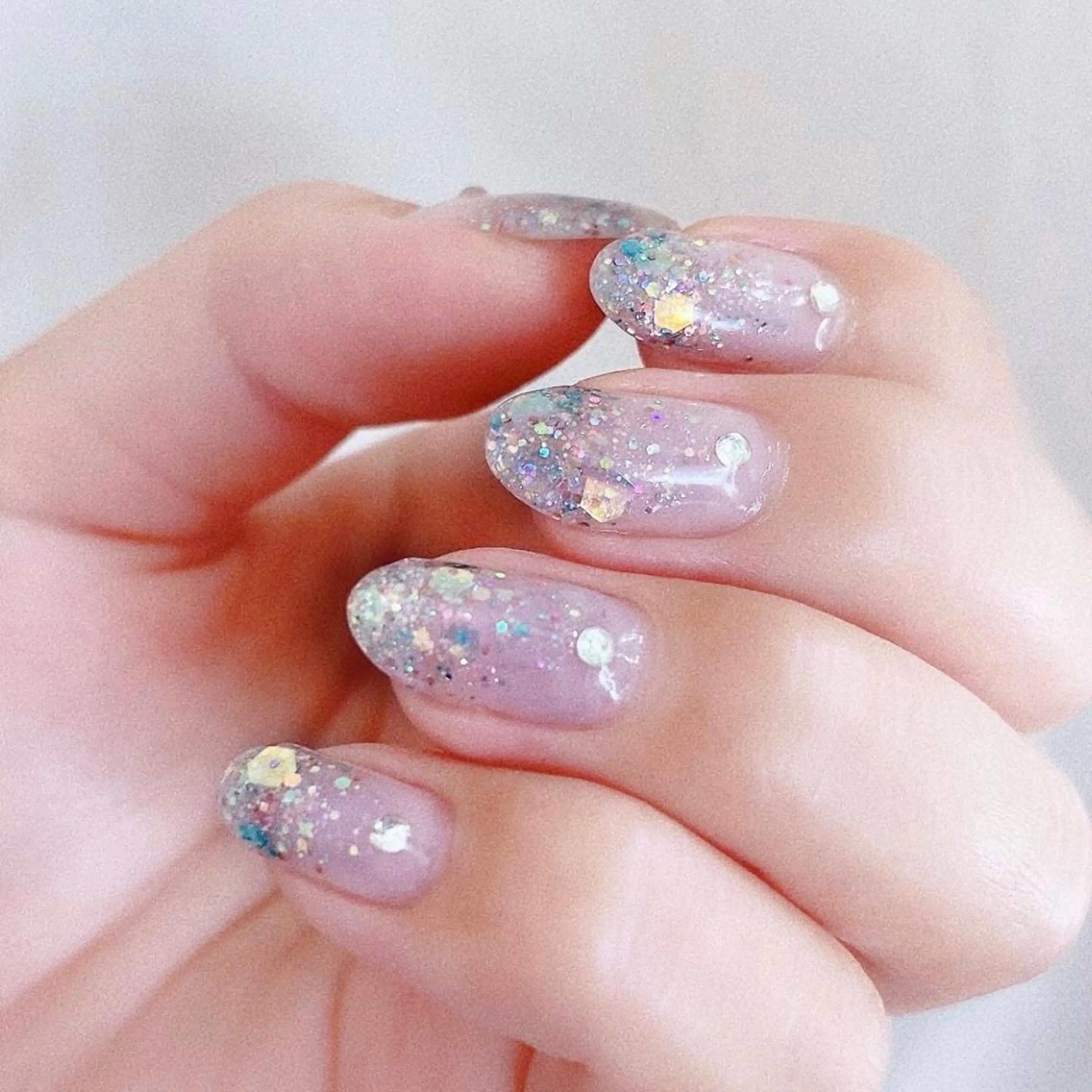 ネイル 長さ出し ストーンネイル ハンドネイル Nailist SUZU所属・Nailist suzuのネイルデザイン