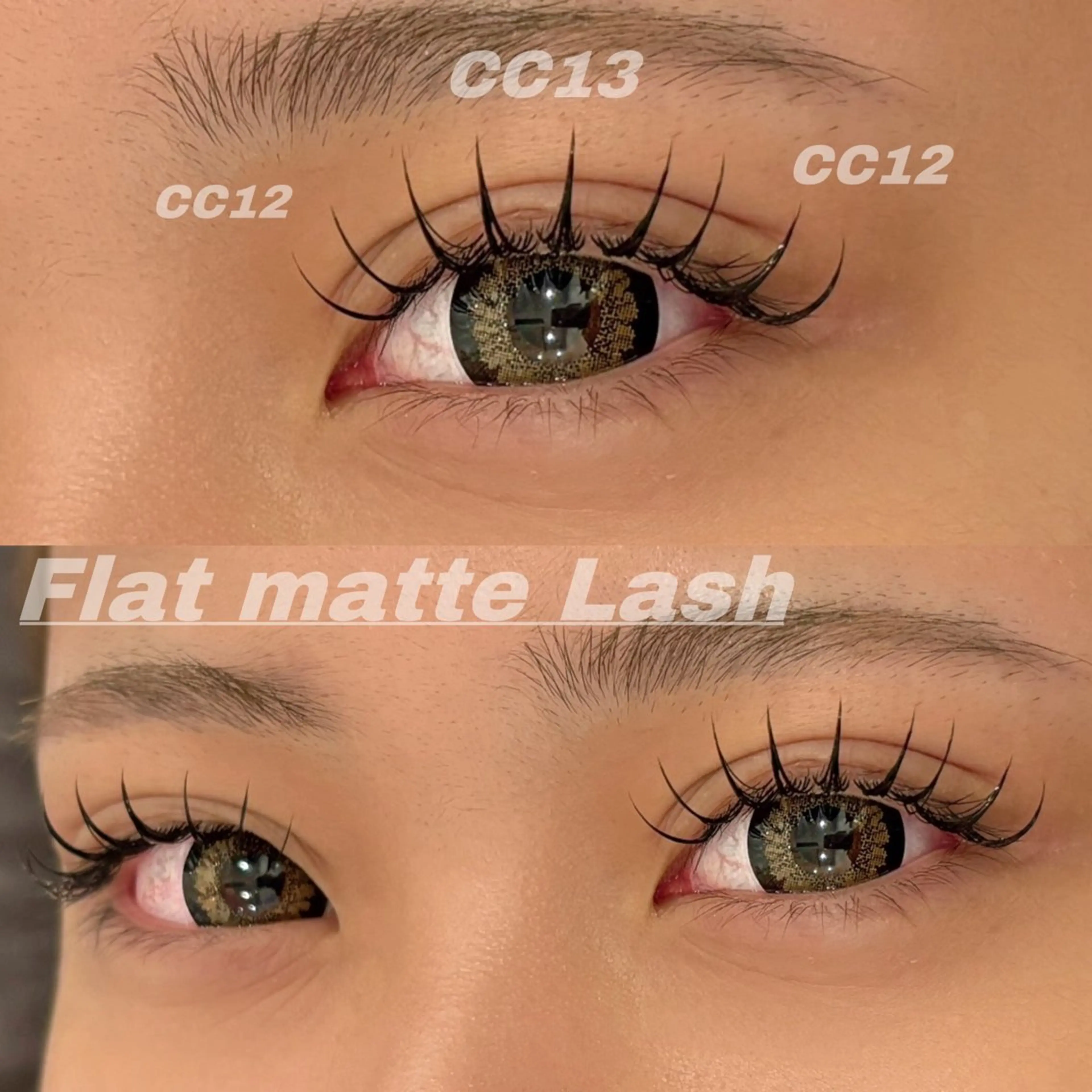 マツエク・マツパ 束感まつ毛 CCカール Cカール フラットラッシュ マツエク Eye ELSA lash栄店の眉毛・アイブロウイメージ