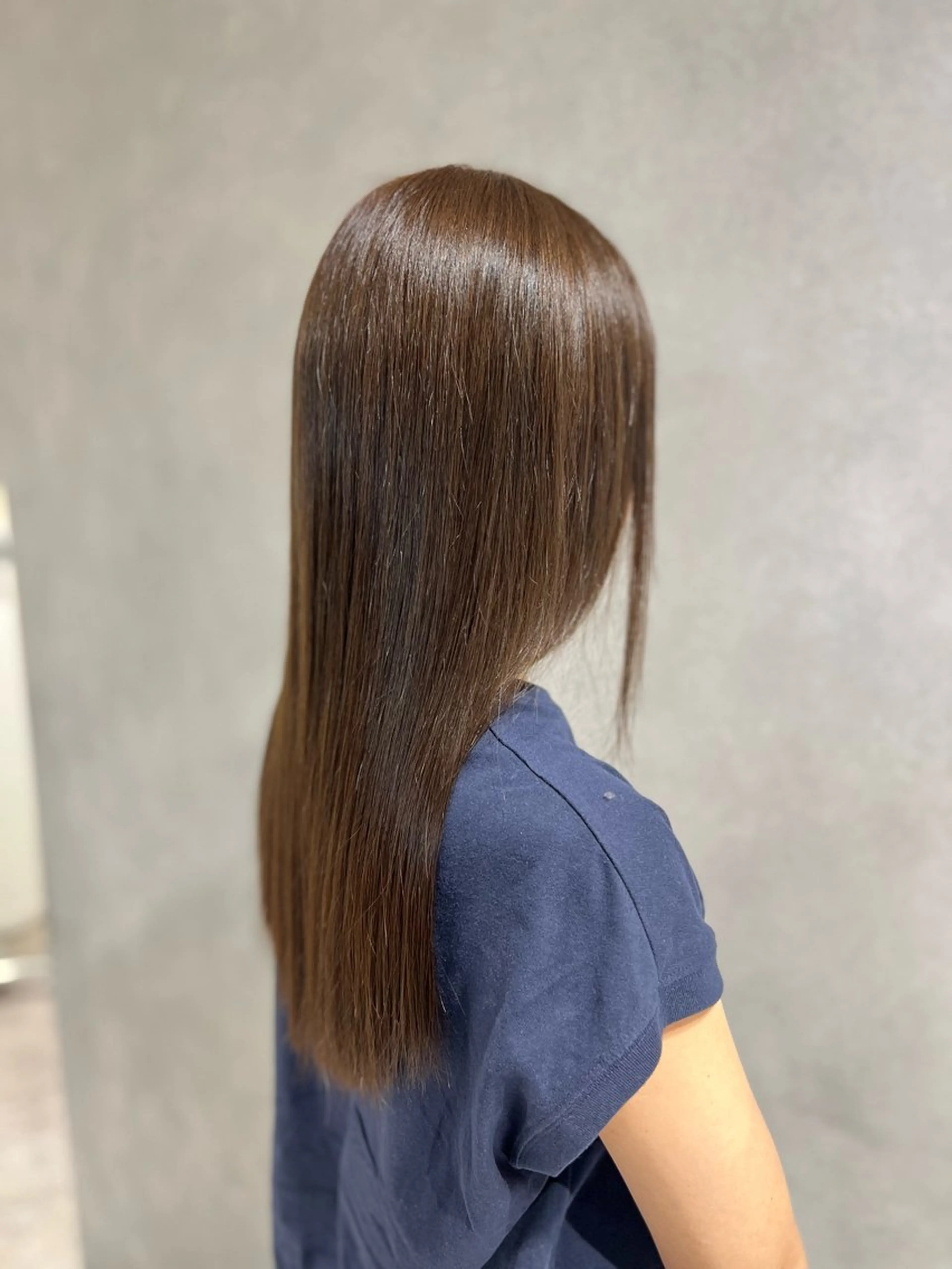 ロング カラー 縮毛矯正 ヘアカラー トリートメント ayaka 🌿.∘のヘアスタイル