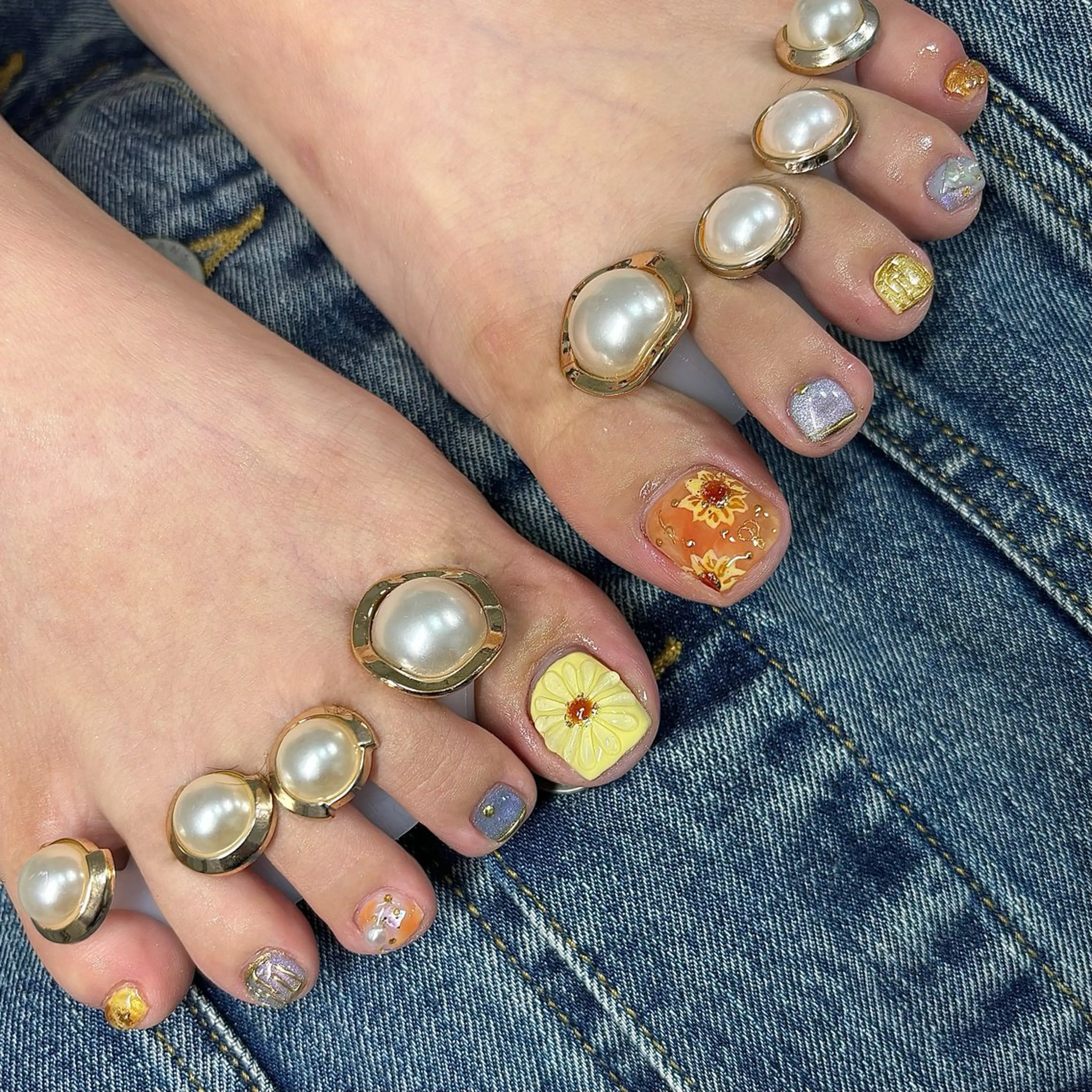 ネイル フットネイル nail salon Ecrin所属・前島 稀歩のネイルデザイン