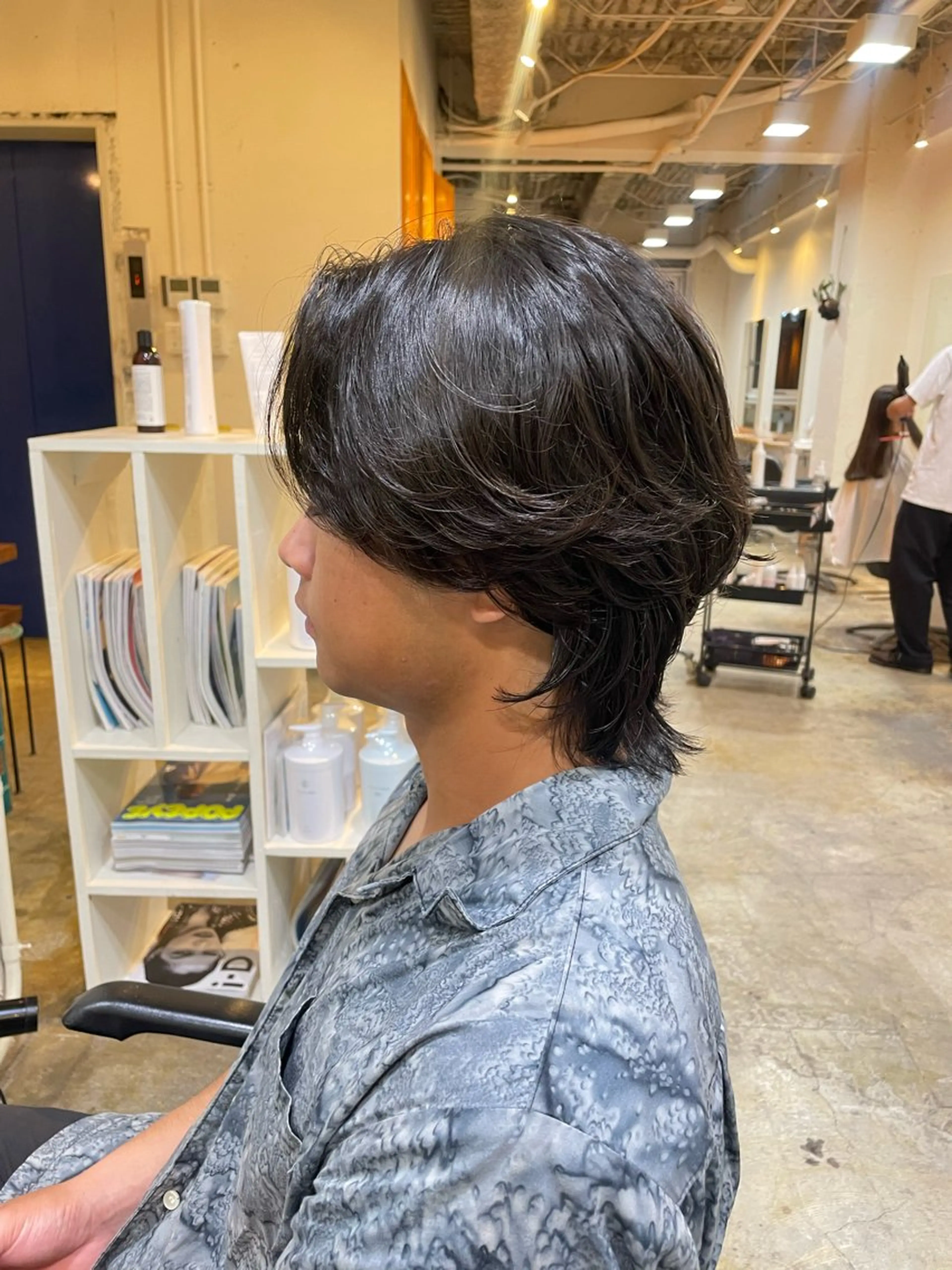 パーマ メンズ メンズパーマ RIN／韓国ヘア レイヤーカットのヘアスタイル