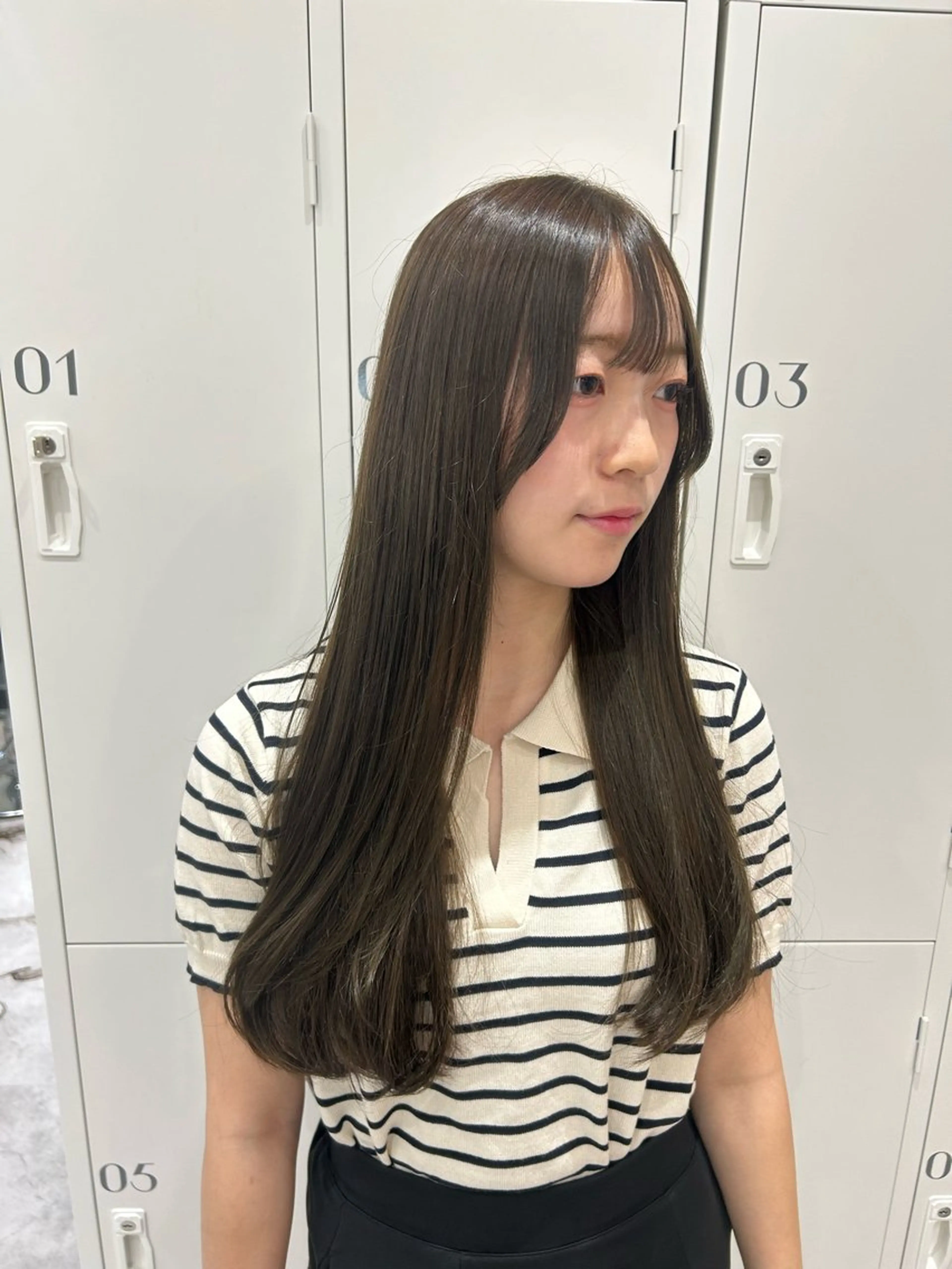 艶髪ワンカラー🌈最高級アディクシーカラー6500円とoggiotto4種類トリートメント付き💗色持ちと手触り◎の写真