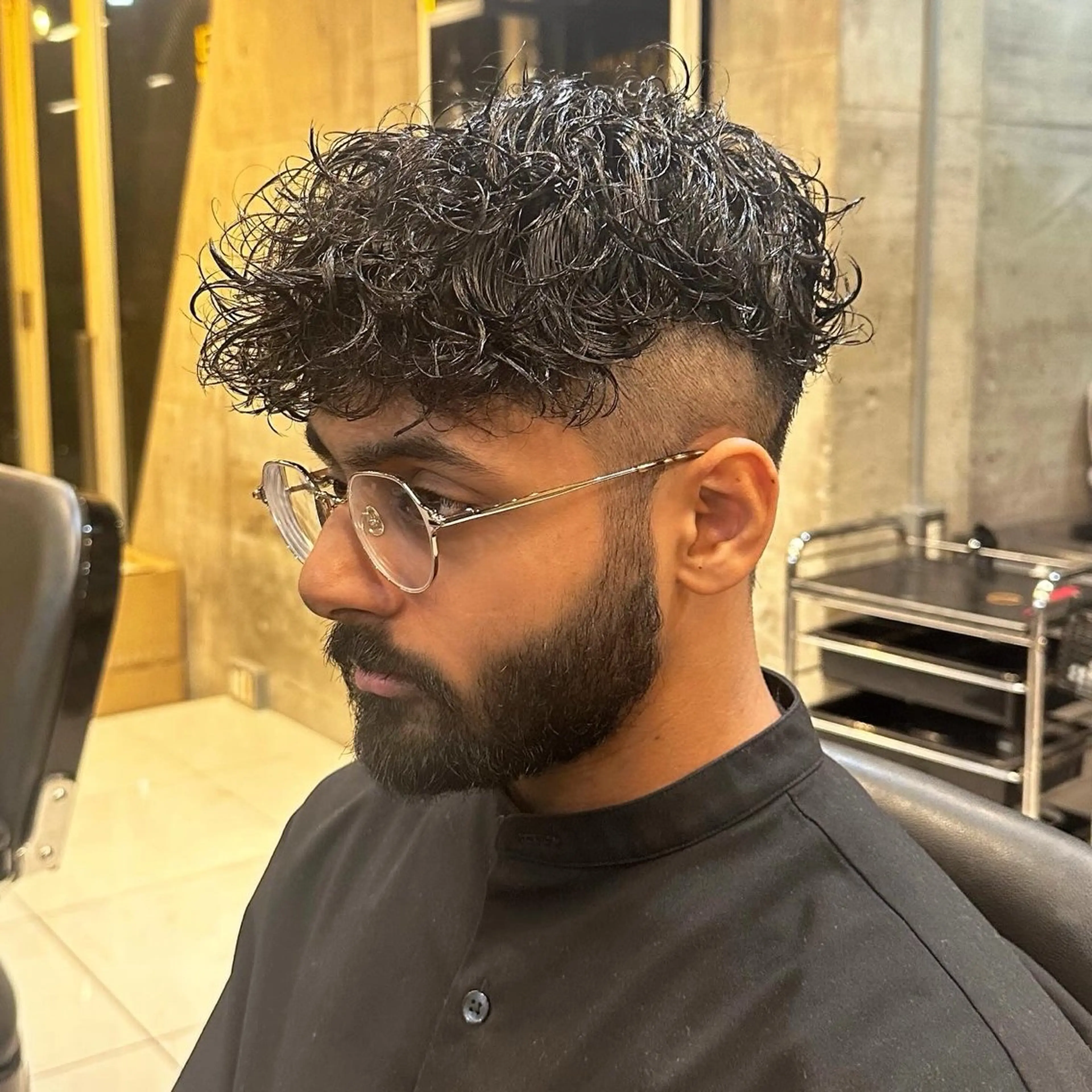 ショート パーマ メンズ スペインカール ツイスパ/メンズ パーマ/歩夢のヘアスタイル