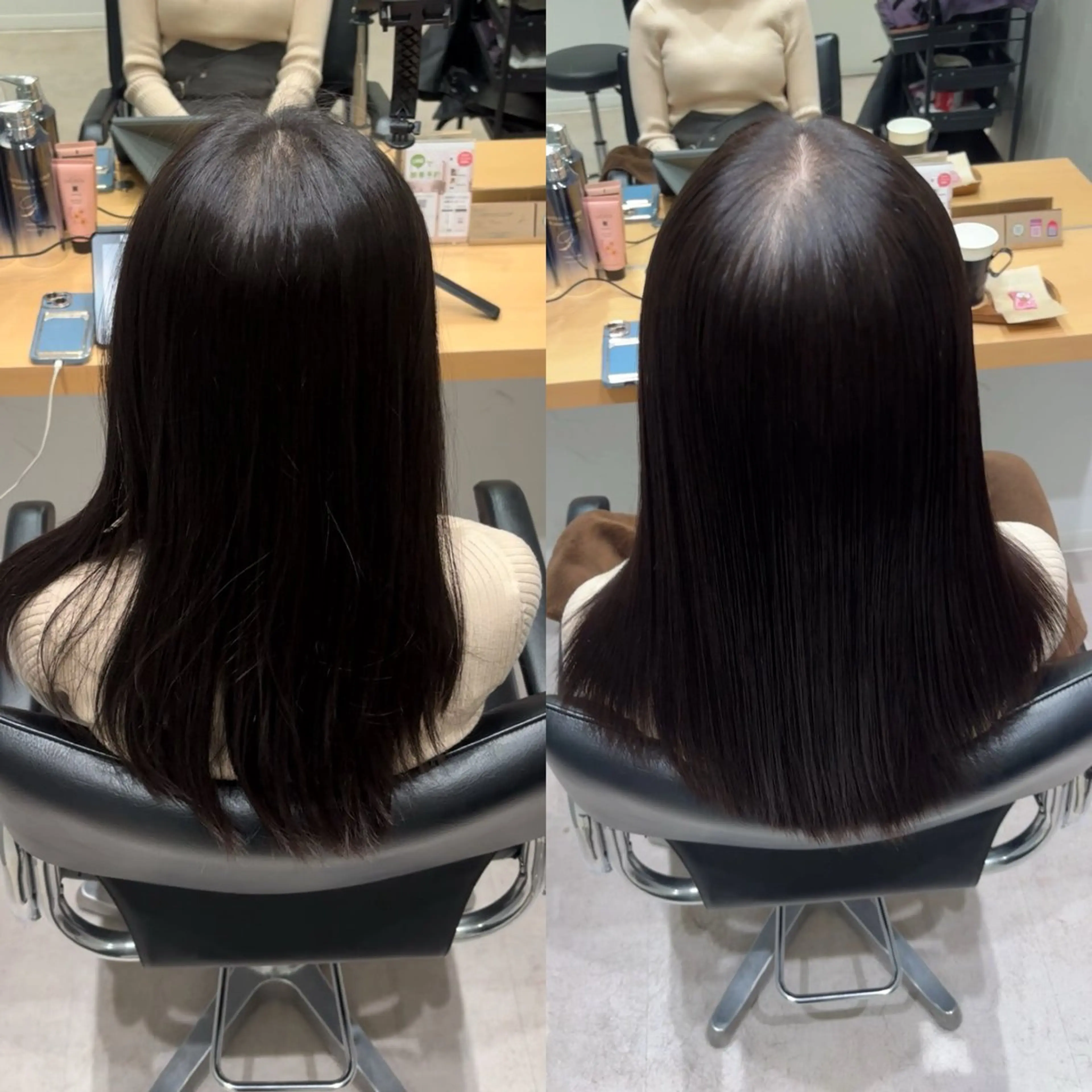 ミディアム 髪質改善 トリートメント トリートメント ヘッドスパ 髪質改善ヘアケア 艶髪特化/上田のヘアスタイル