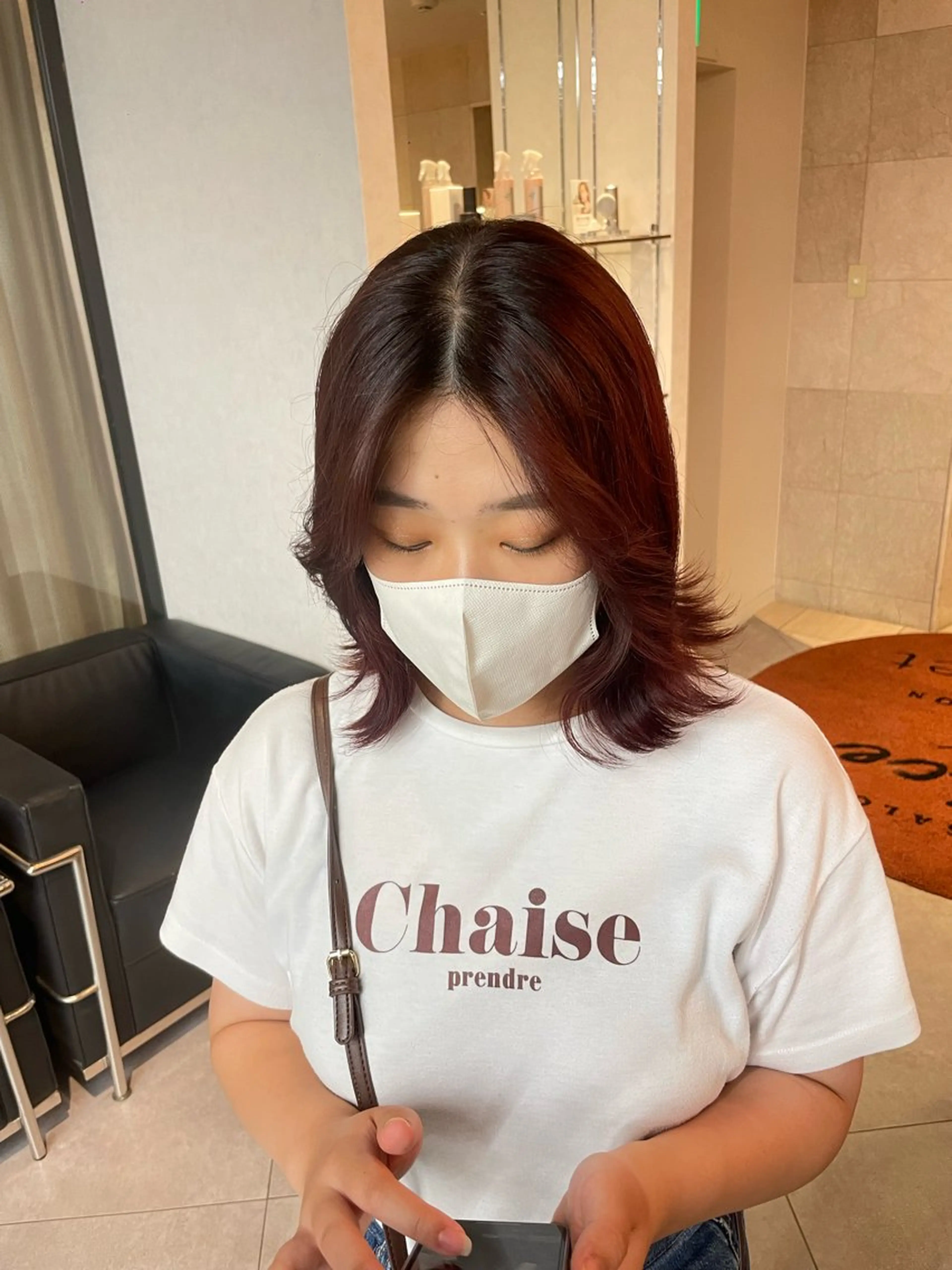 ミディアム カラー ハイトーン/メンズ/ デザイン/梅田/ミユのヘアスタイル