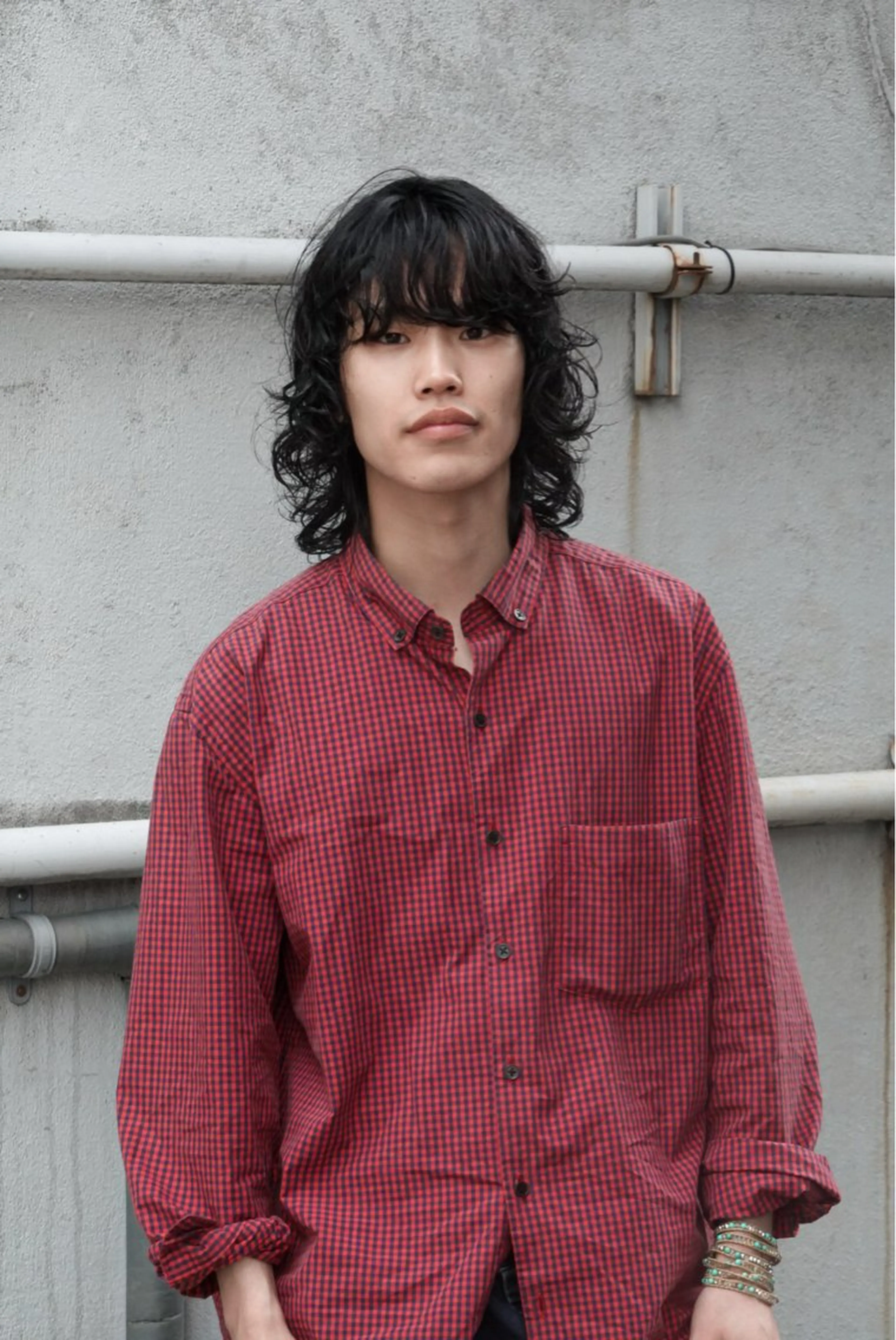 ミディアム ミディアムパーマ メンズカット/パーマ /ユアサシュンスケのヘアスタイル