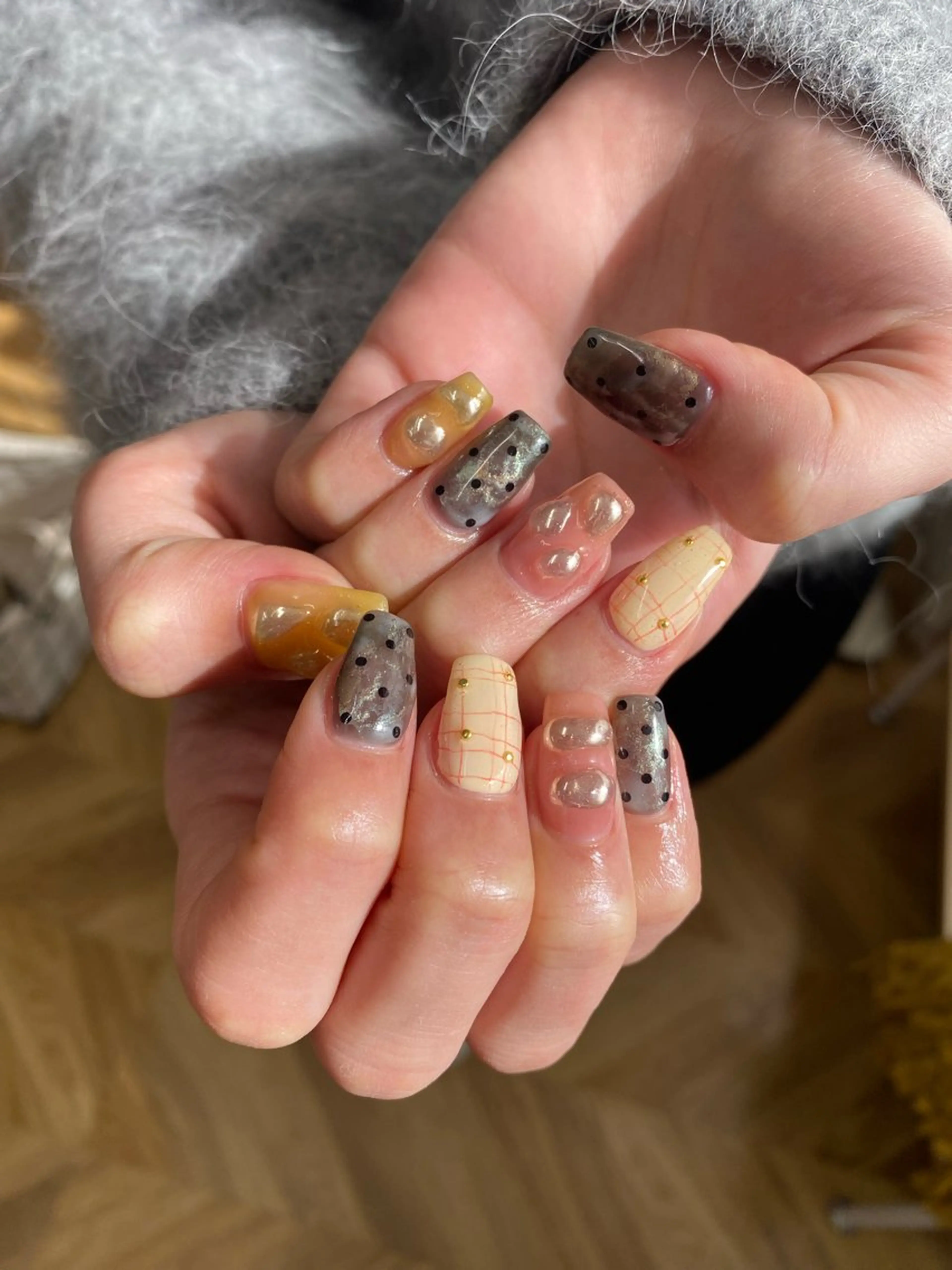 ネイル 成人式 フラッシュネイル フレンチネイル ジェルネイル 卒業式 ハンドネイル 草加ニュアンスネイル 🌚hersのネイルデザイン