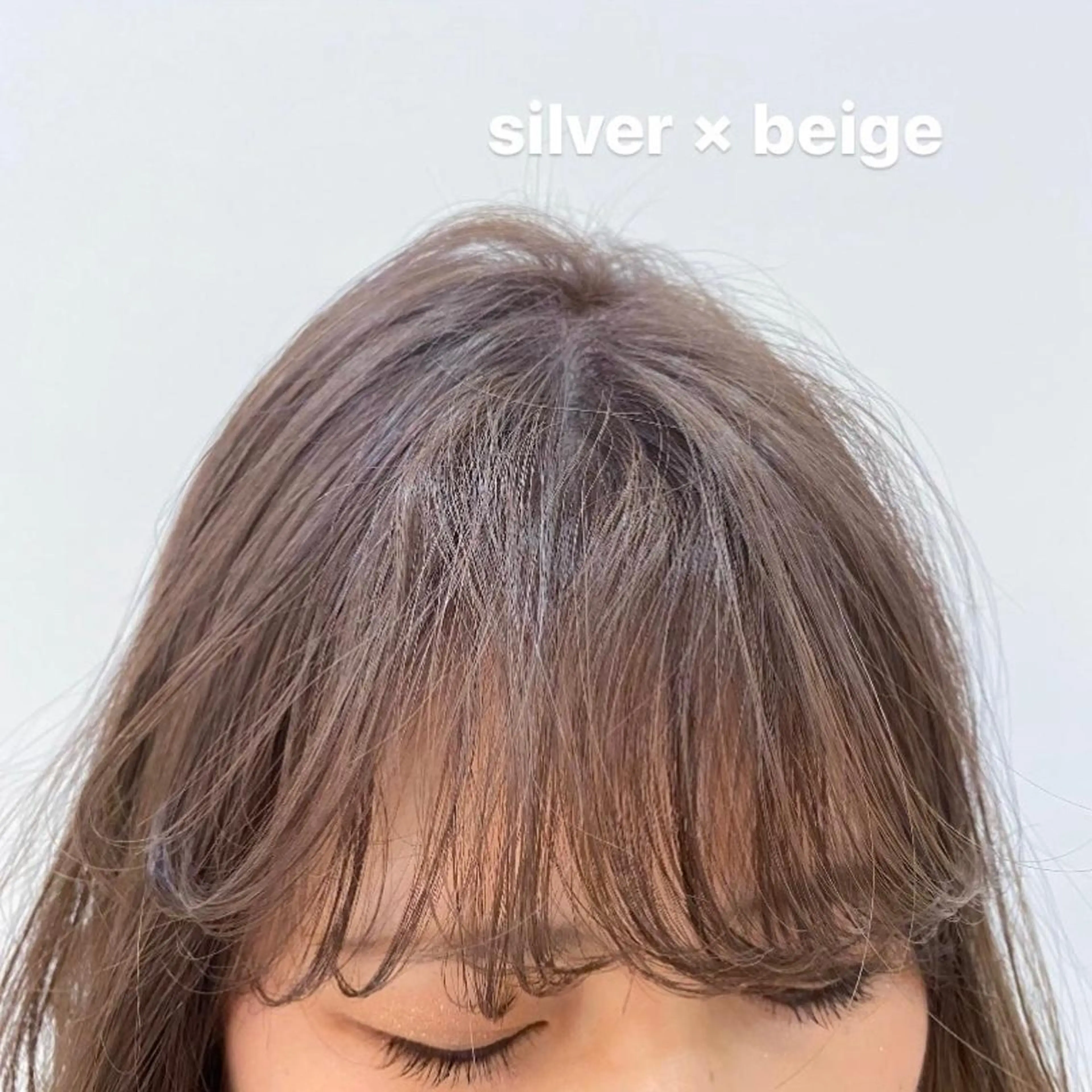 ロング かえ🩶韓国ボブ🎀 透明感カラー🥣のヘアスタイル