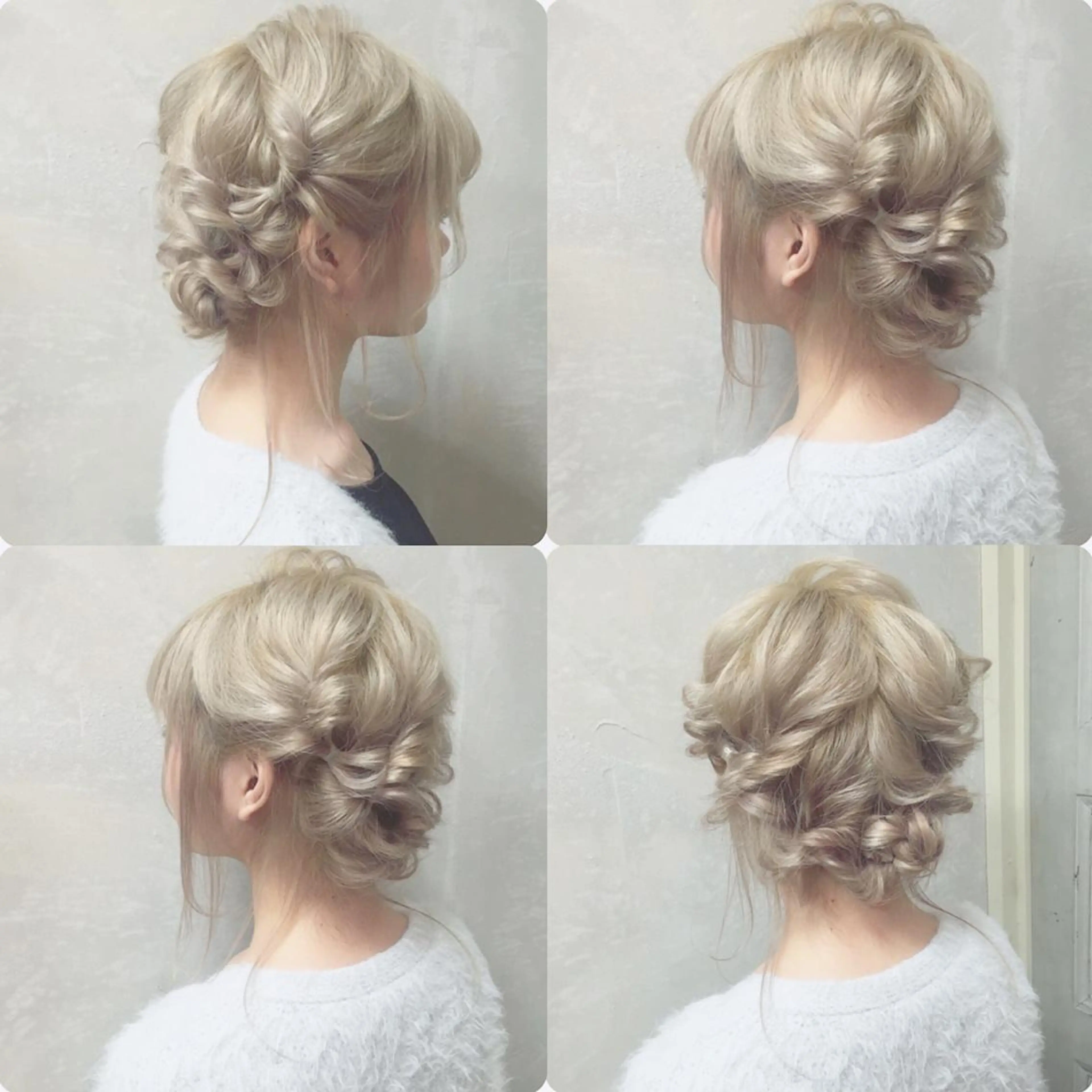 セミロング カラー パーマ ヘアアレンジ ハイトーンカラー autre所属・大久保 ひでなりのヘアスタイル