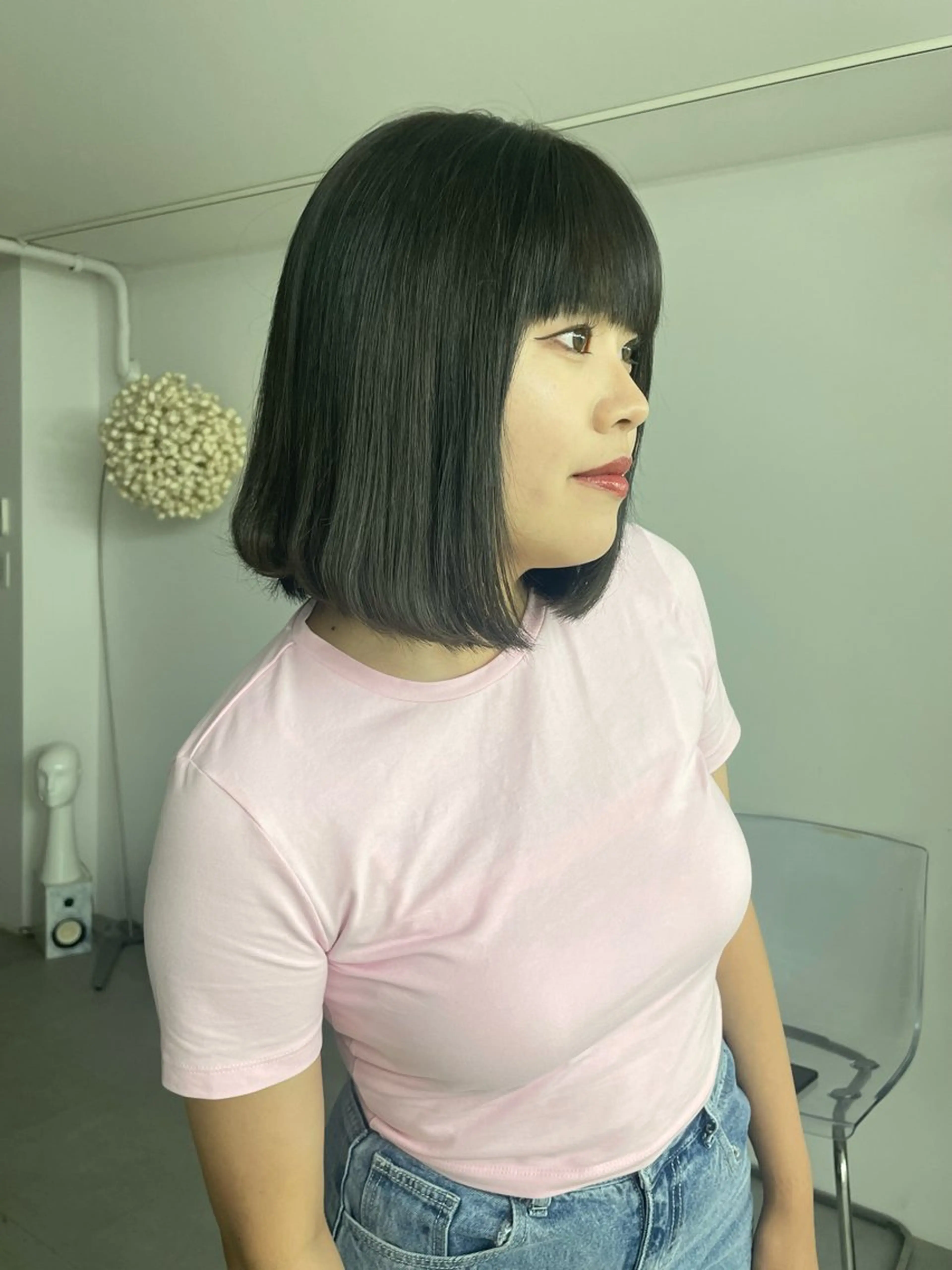 ミディアム カラー 太田 妃香/岡崎美容室のヘアスタイル