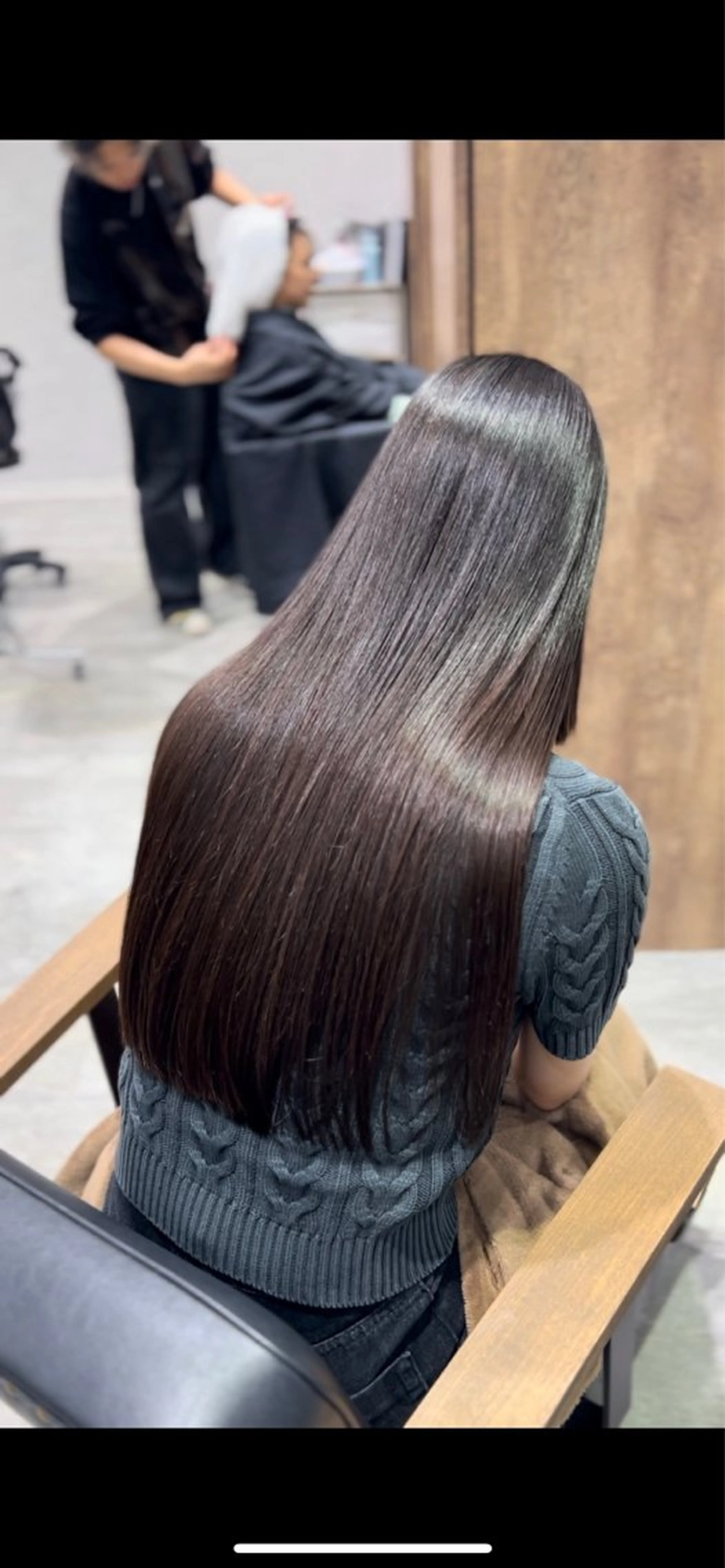 【髪質改善】✂️カット＆ストレート＆Aujuaクイックトリートメント✨️✨️の写真