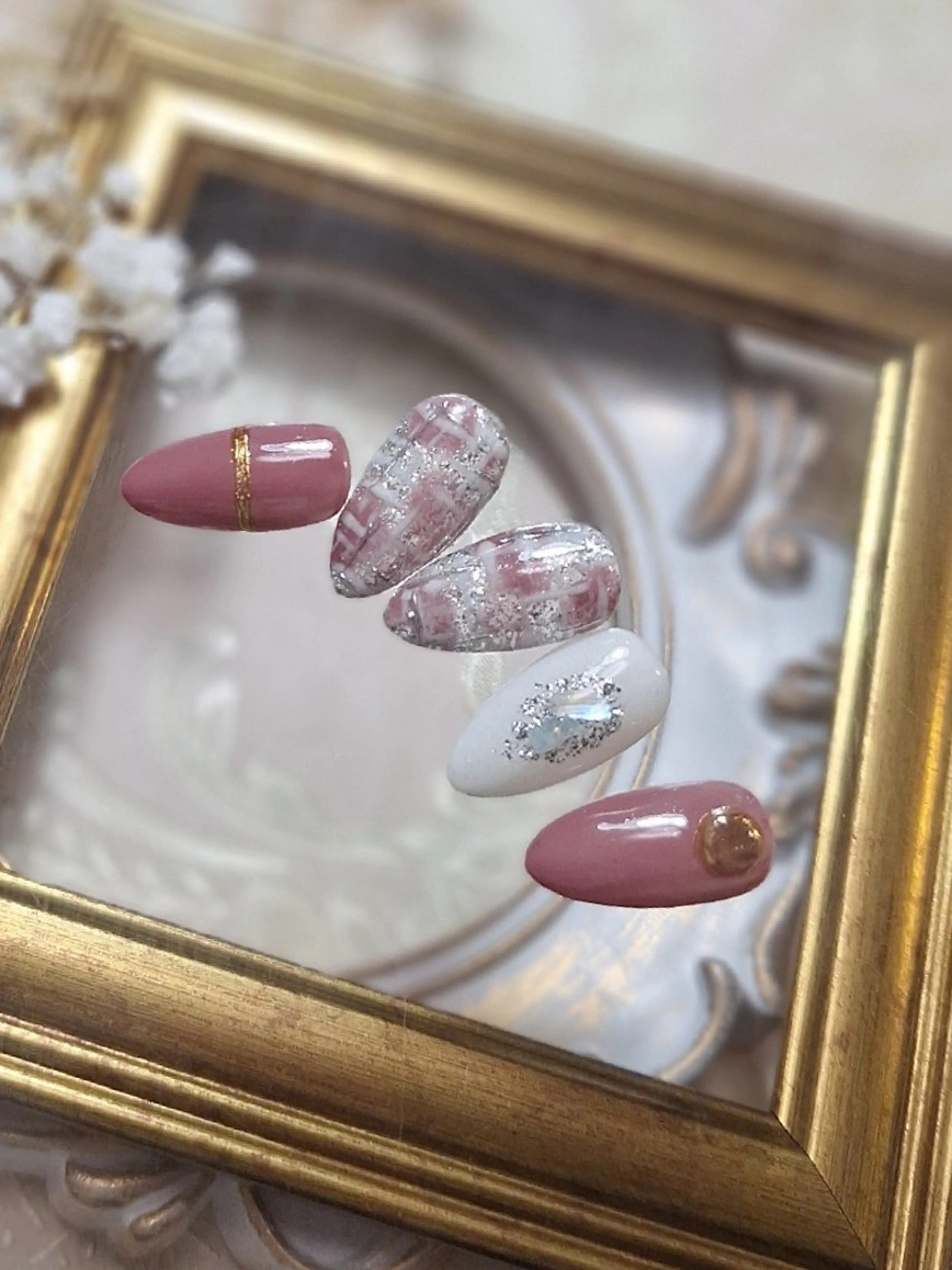 ネイル キラキラネイル ネイリスト aoiのネイルデザイン