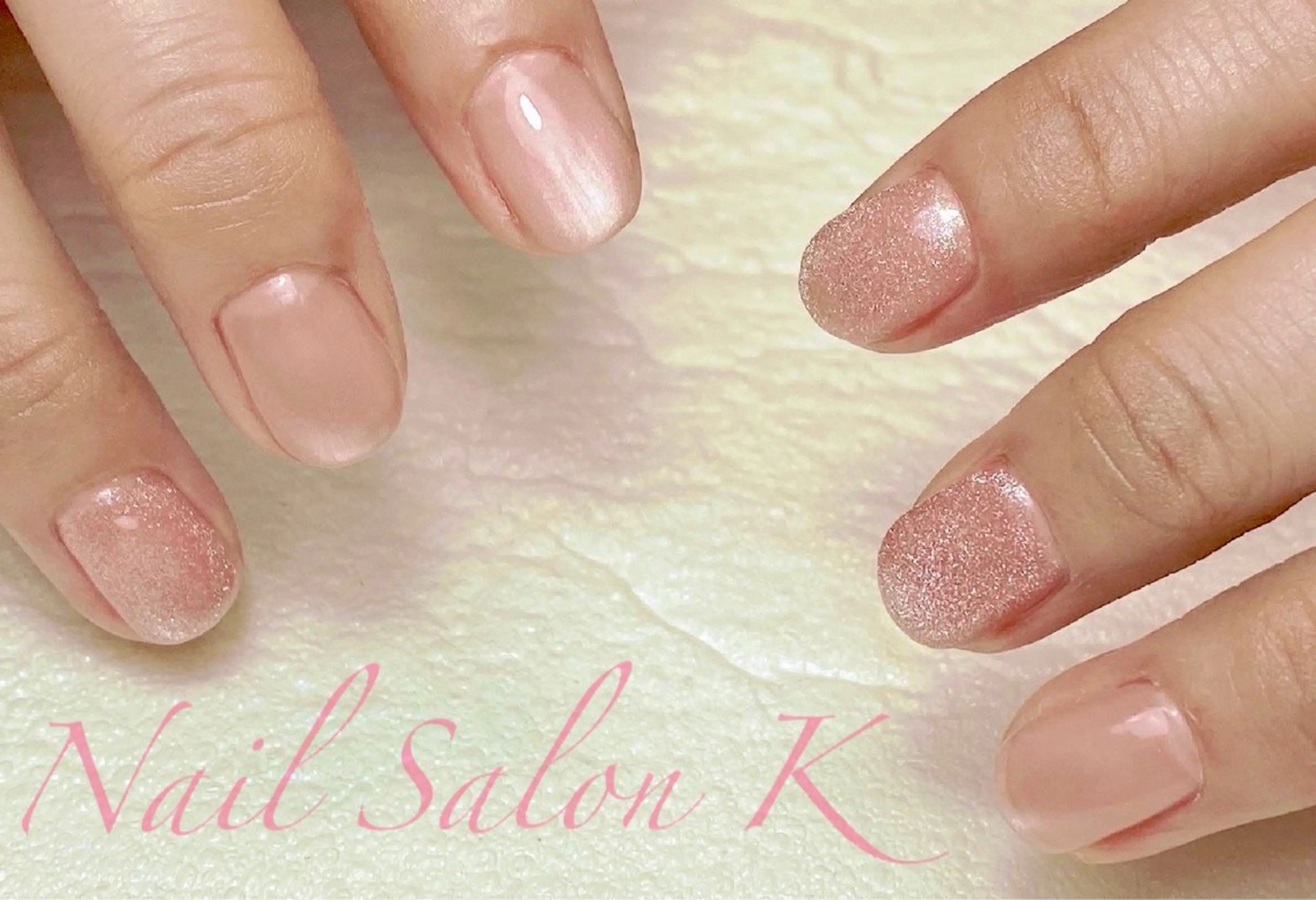 ネイル フラッシュネイル オフィスネイル ハンドネイル Nail Salon K 🧸美爪育成のネイルデザイン