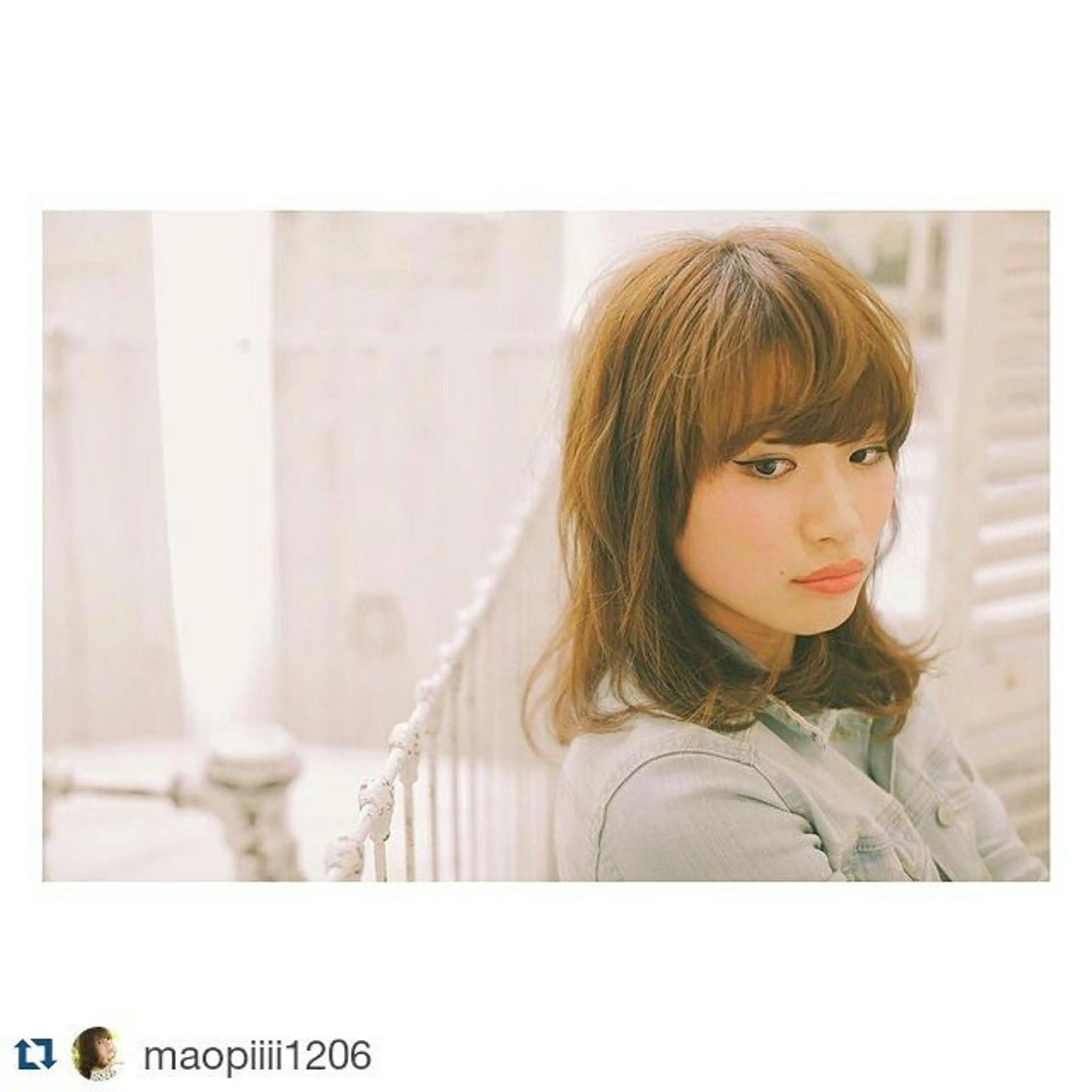 ミディアム カラー ボブレイヤー ミディアムレイヤー ボブ レイヤーカット _WHITE高槻所属・_WHITE高槻店 yusukeのヘアスタイル