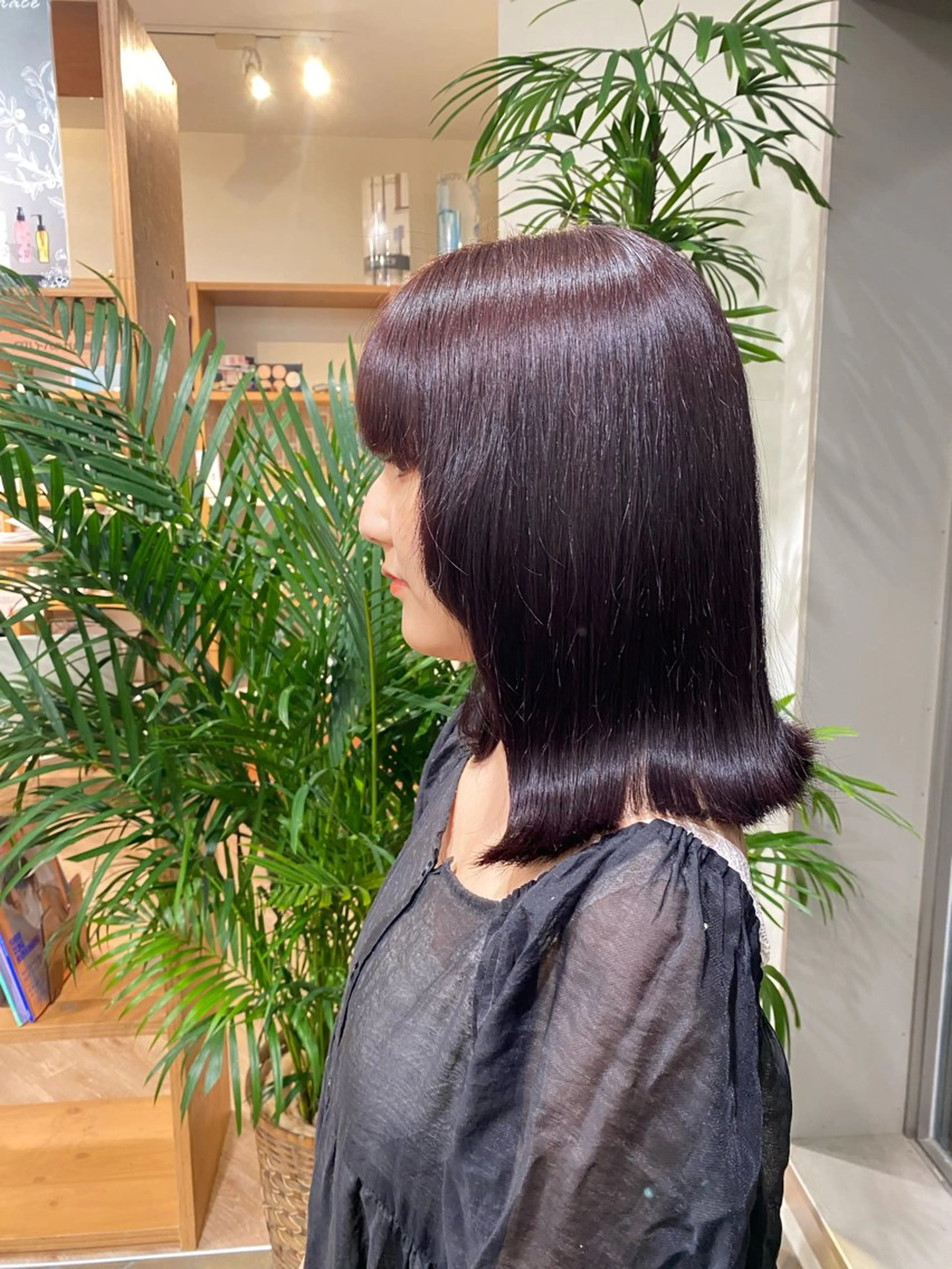 カラー みやもと みくのヘアスタイル