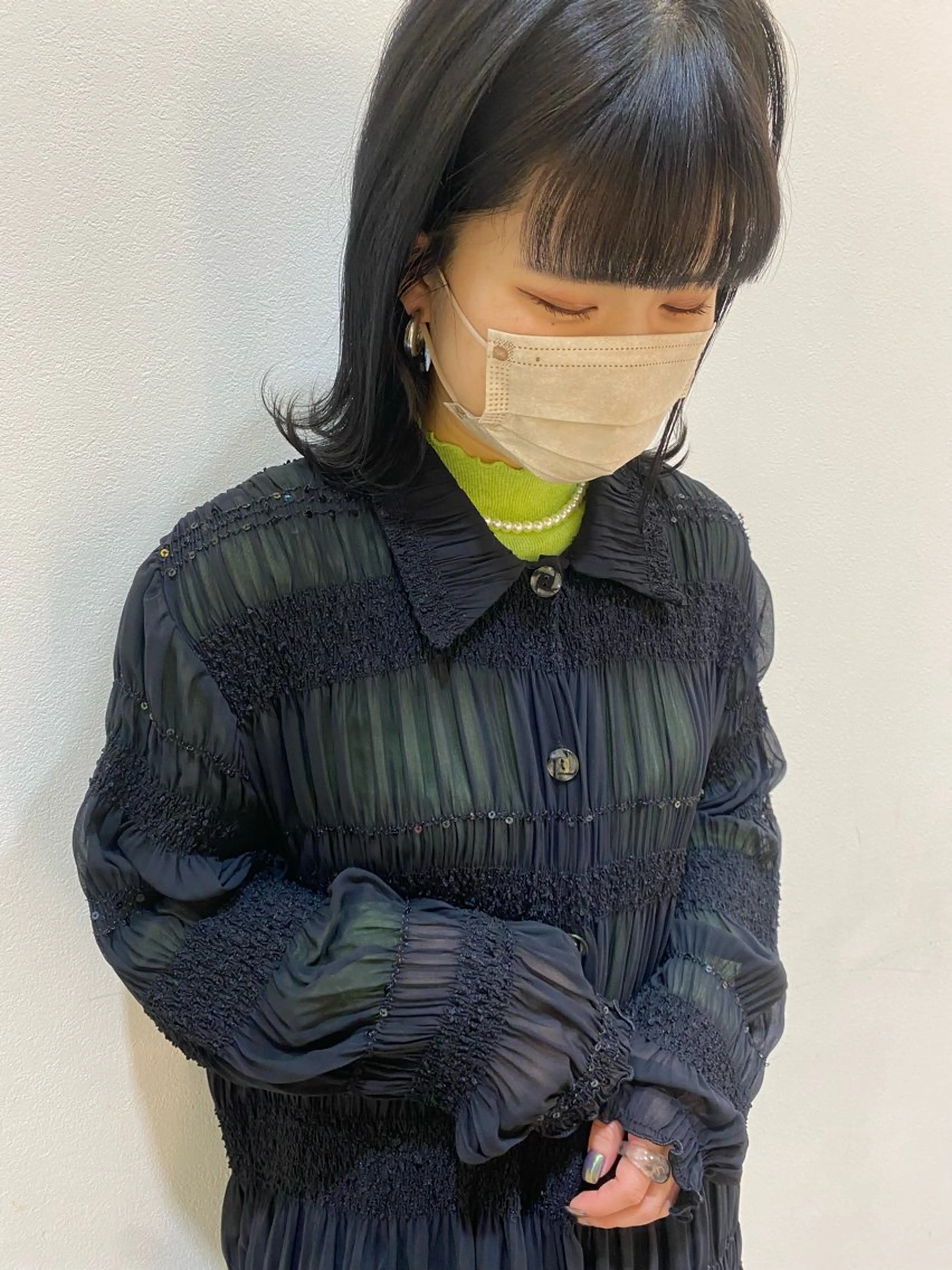 ミディアム カラー カット 駅チカ【ali'i】 アリイ花崎友美☘のヘアスタイル