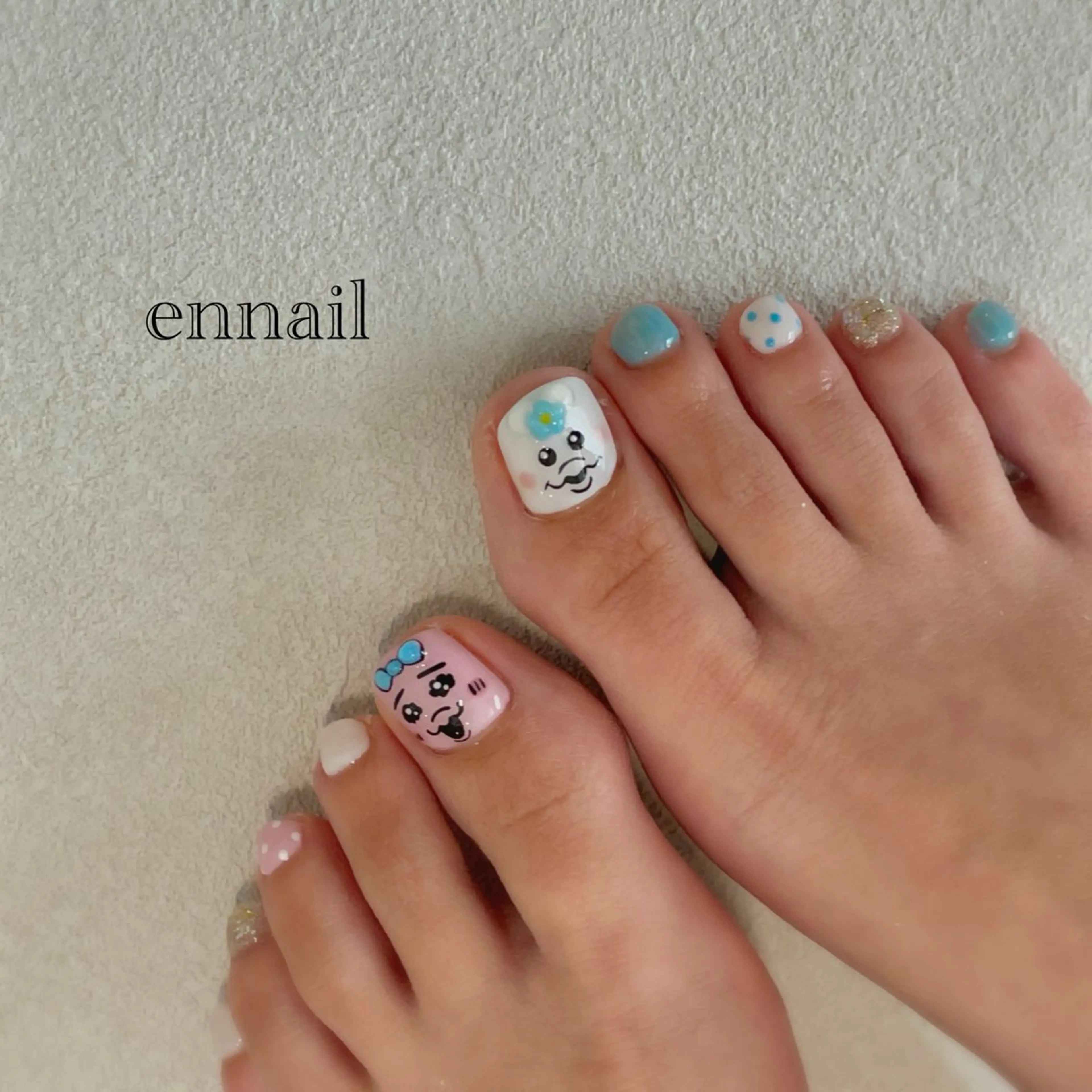 ネイル フットネイル en nail  心斎橋のネイルデザイン