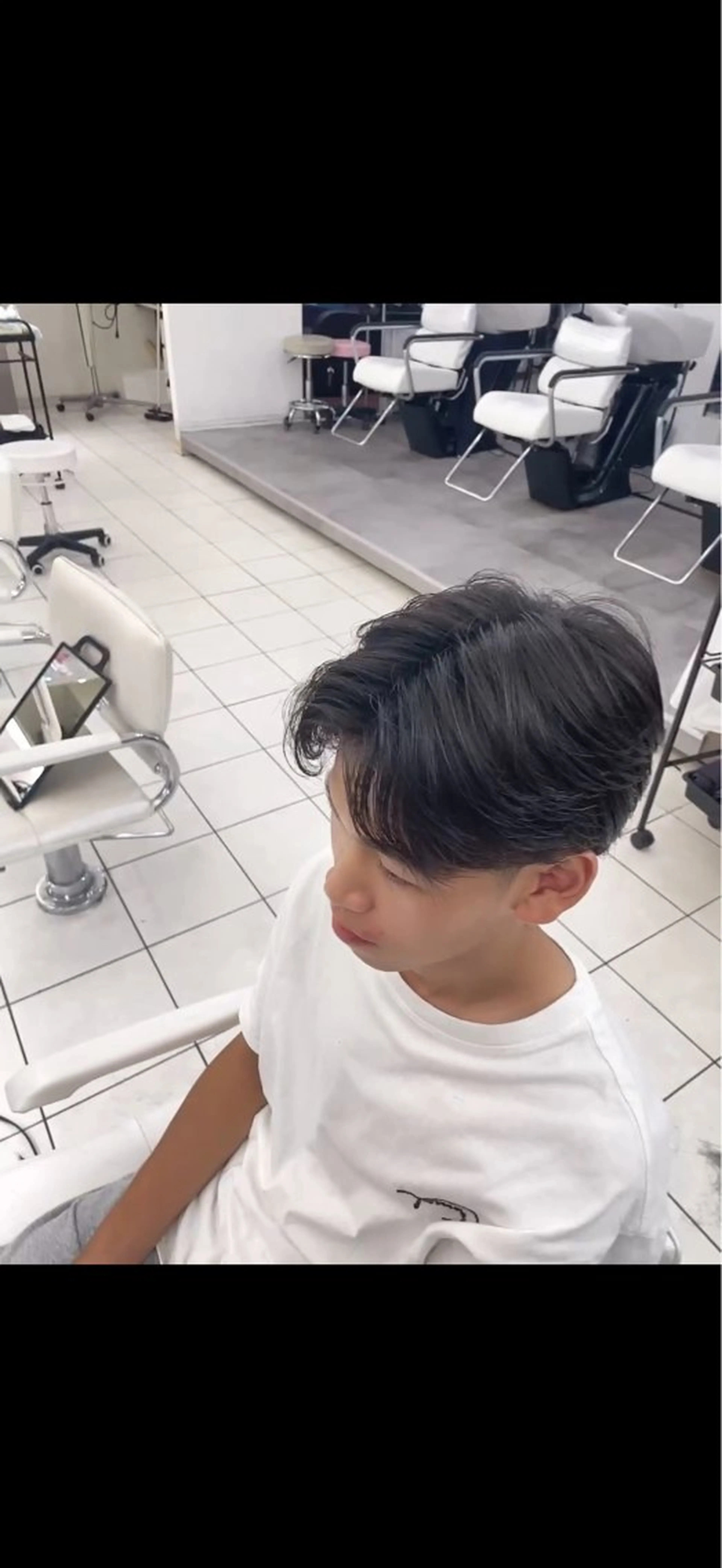 メンズ 成瀬メンズ パーマ清水大隼のヘアスタイル