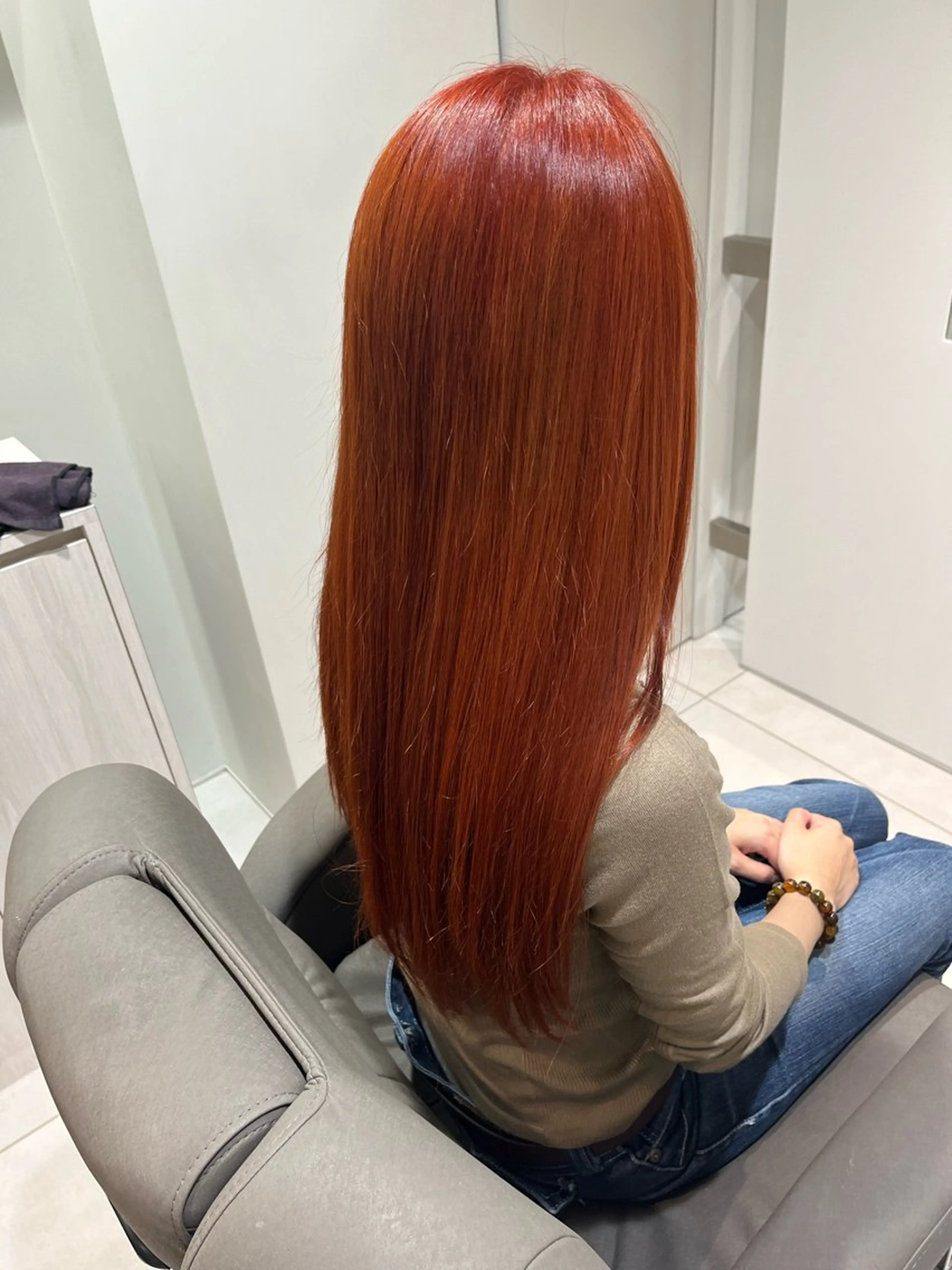 カラー 白石 歩真のヘアスタイル