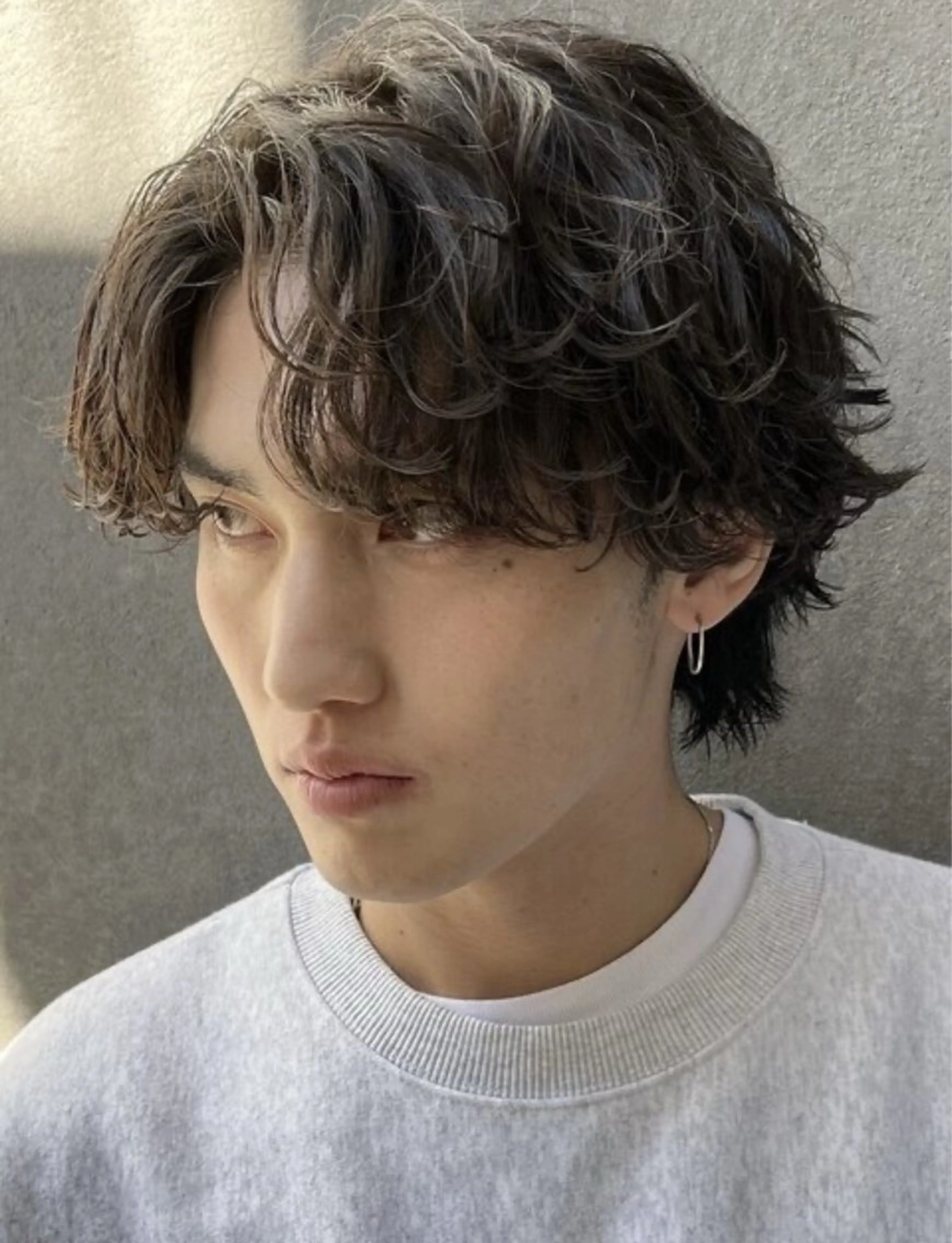 パーマ メンズ メンズパーマ 波巻きパーマ スパイラルパーマ カット パーマ 🎀メンズパーマ☆ 艶カラー☆Syuriのヘアスタイル