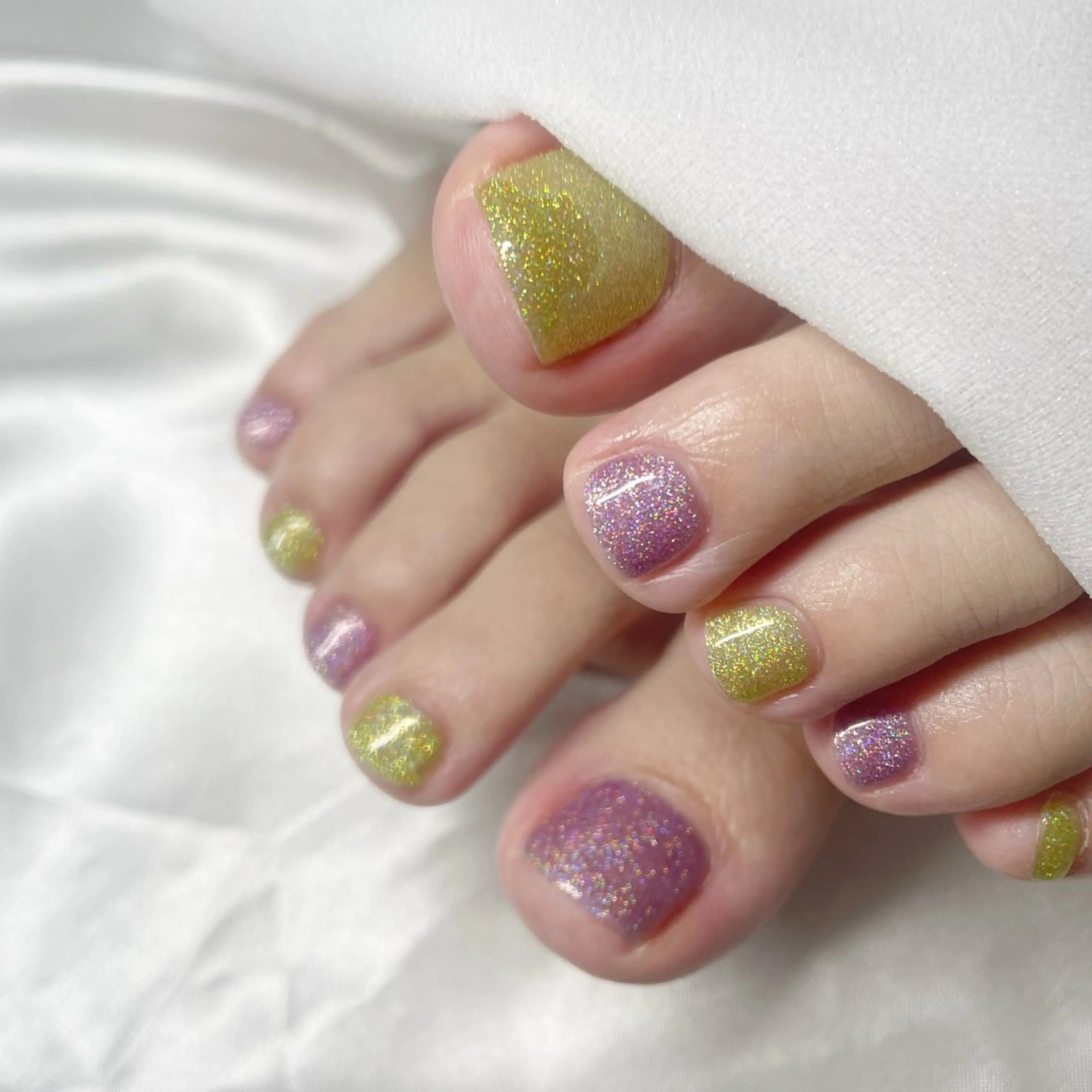 ワンカラー・ラメ(当店オフorオフなし)☆フットバス付☆の写真