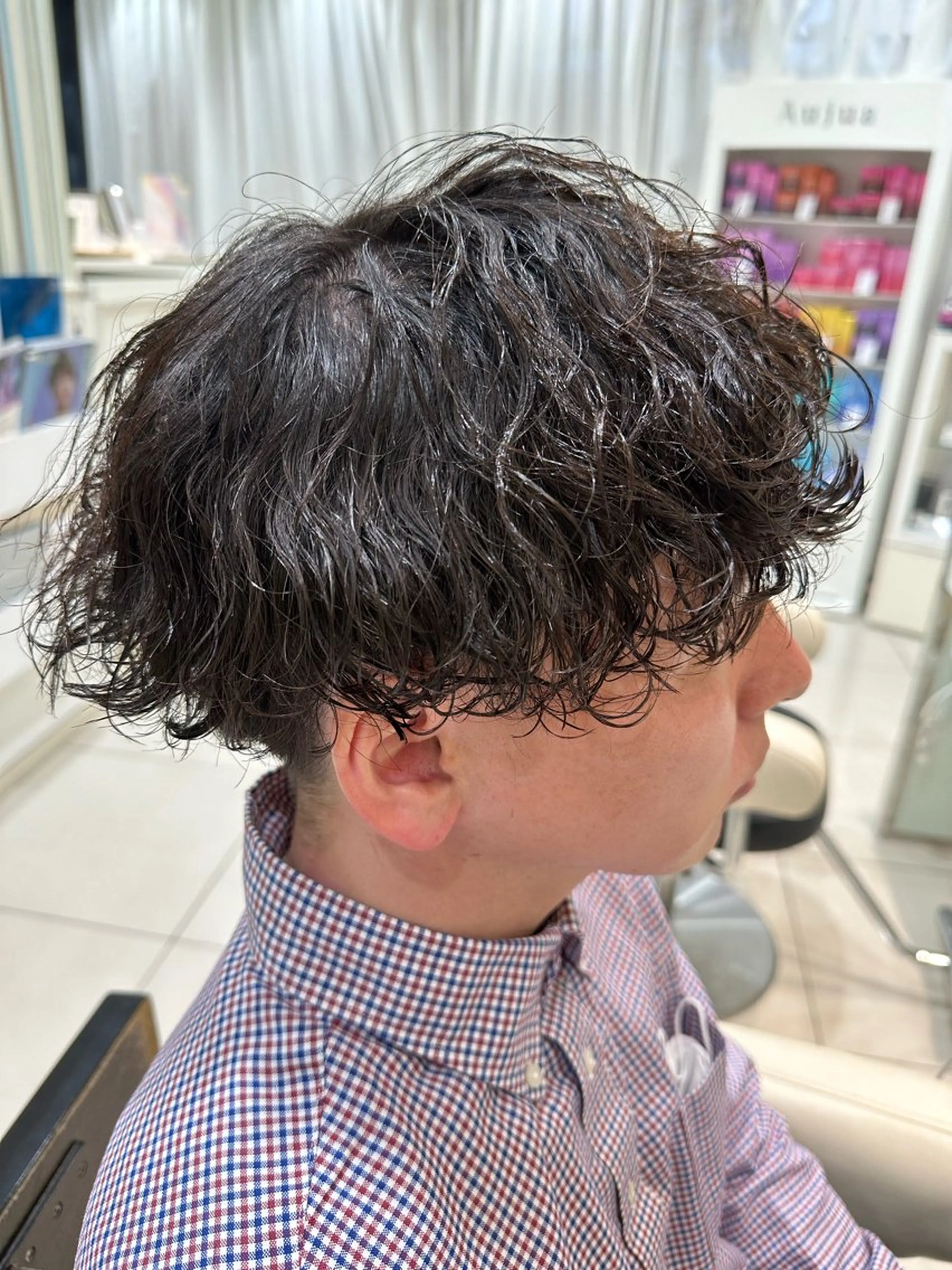 パーマ メンズ メンズパーマ 刈り上げ 波巻きパーマ スパイラルパーマ カット パーマ 🍀メンズパーマ職人 池袋🍀Yuraのヘアスタイル