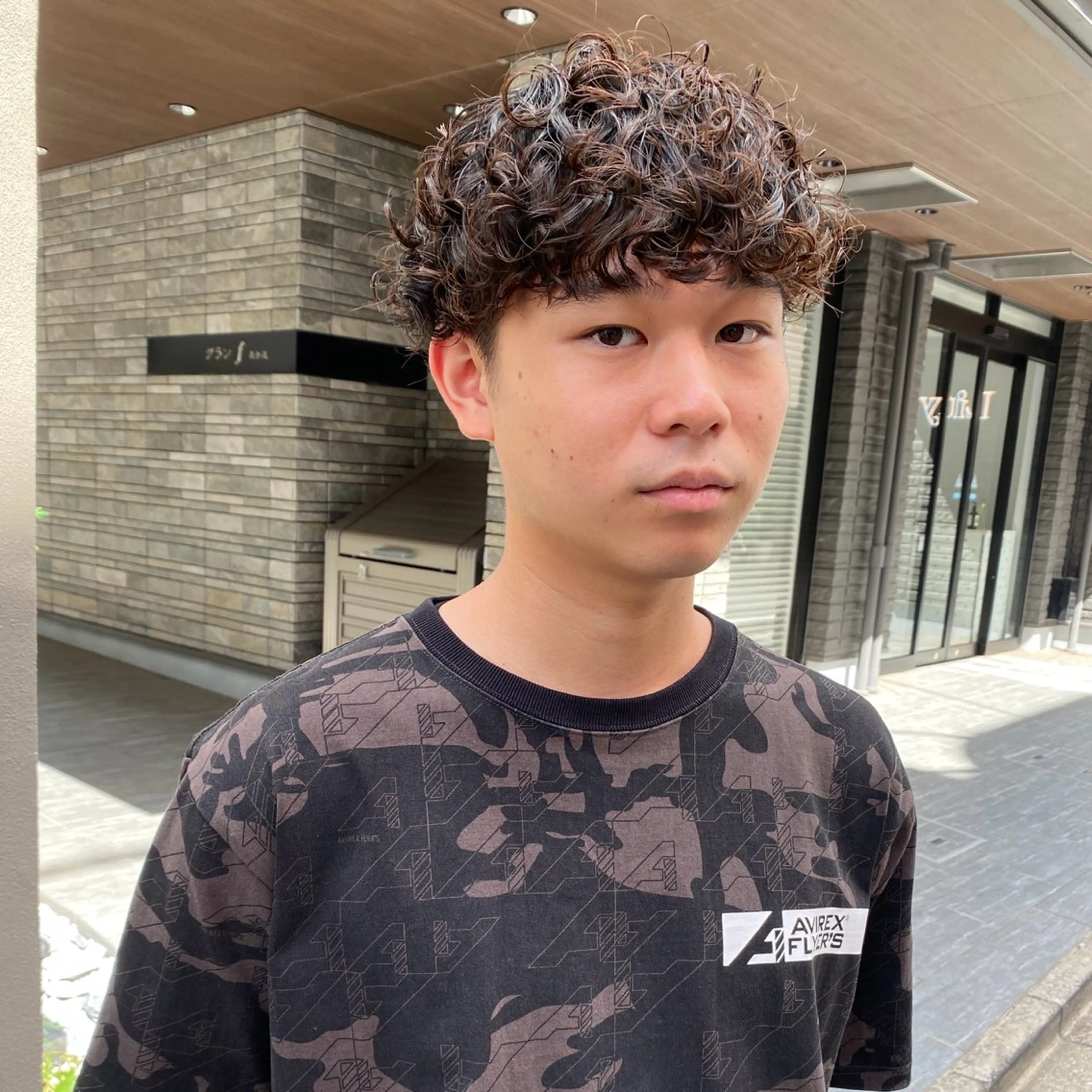 ショート パーマ メンズ カット パーマ トリートメント ◽️モードヘア◽️ SHOUTOのヘアスタイル