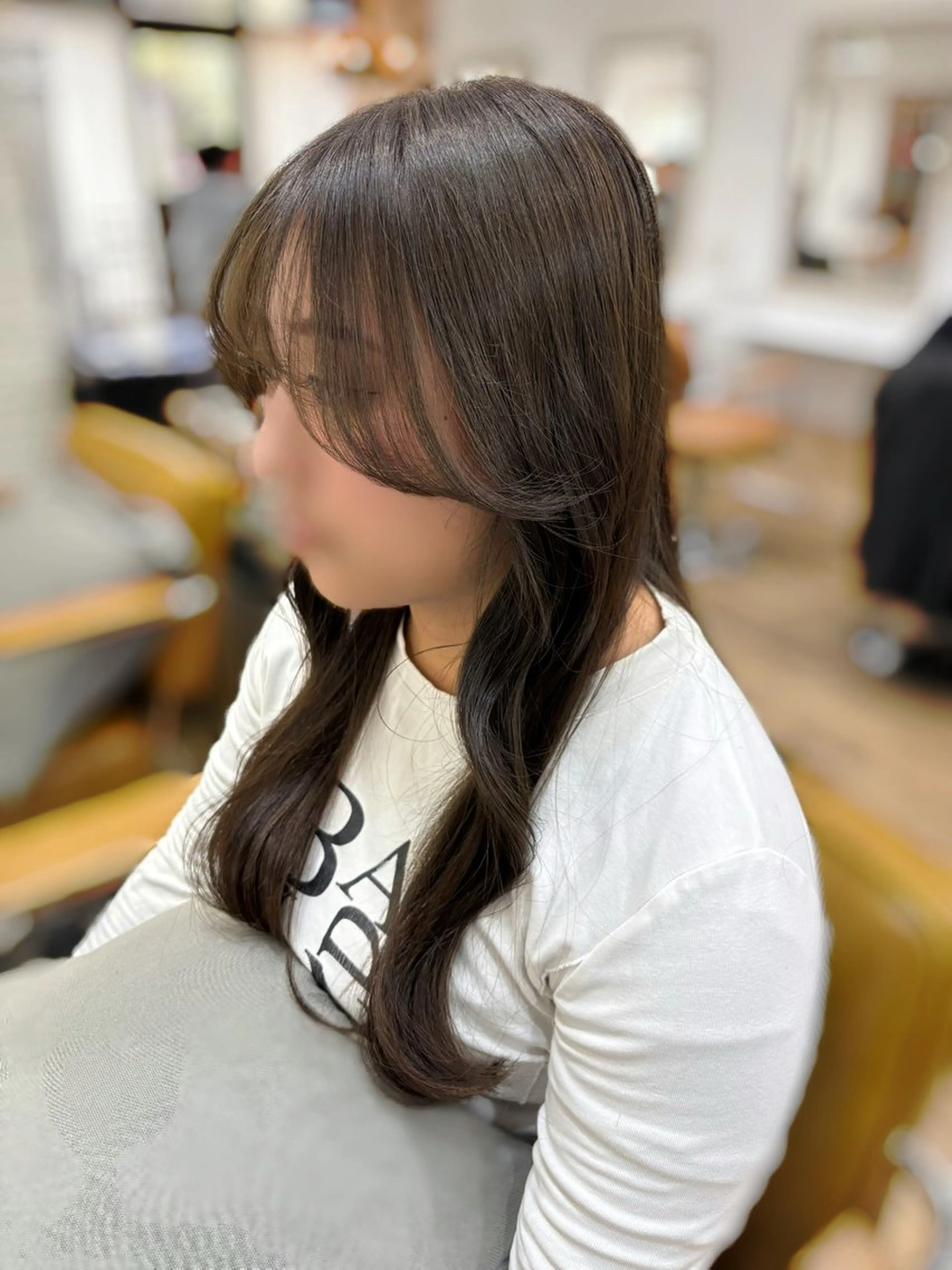 ロング カラー カット ヘアカラー トリートメント eto所属・akira𝜗𝜚 ꙳.*‬透明感カラーのヘアスタイル