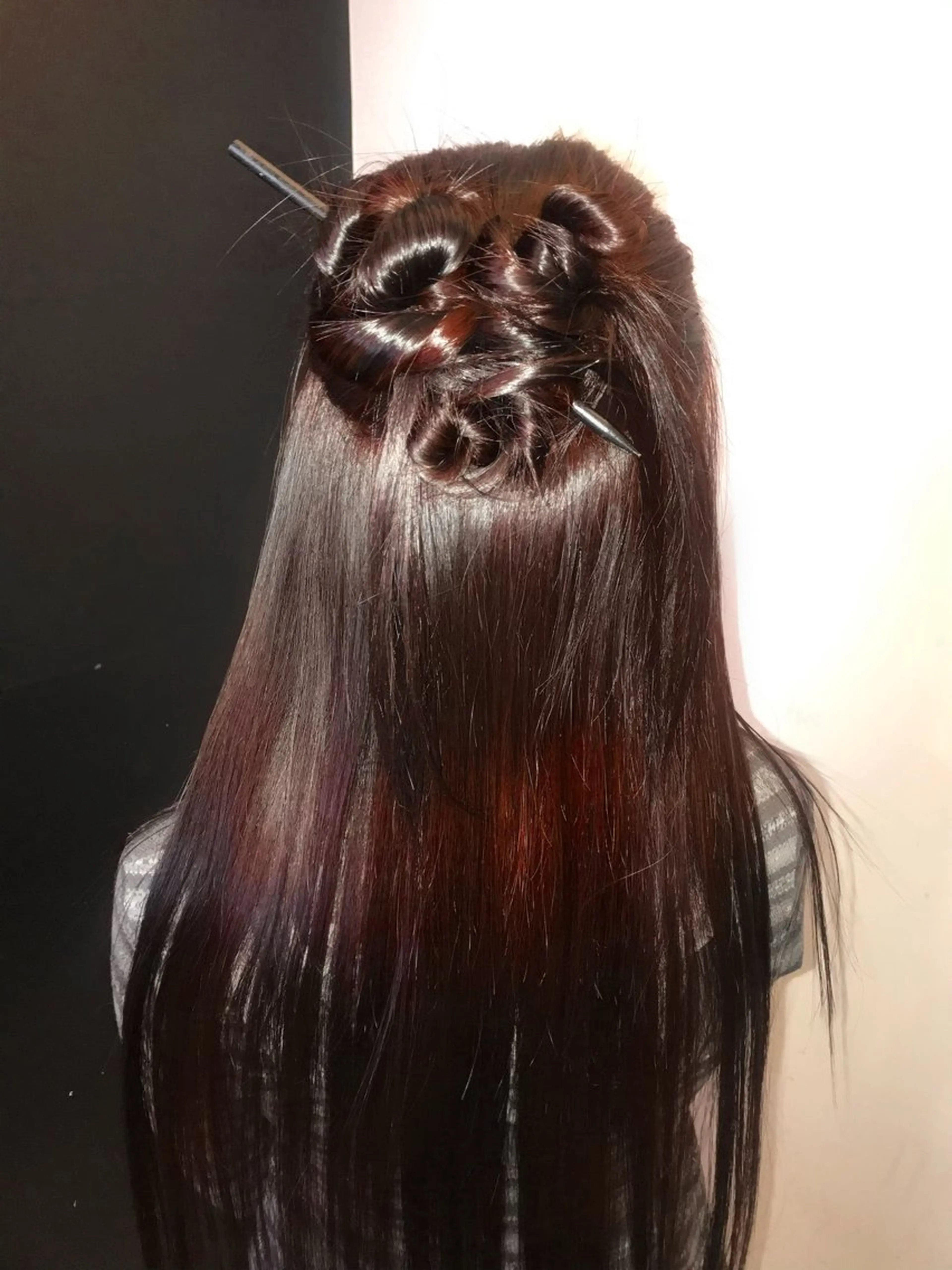 ロング カラー ヘアカラー トリートメント ヘッドスパ ヘアセット HARUNA/原宿/ デザイン/ハイトーンのヘアスタイル